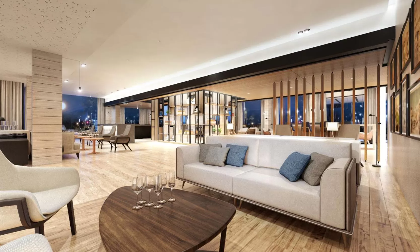 Lounge or bar in Pullman Vina del Mar San Martin