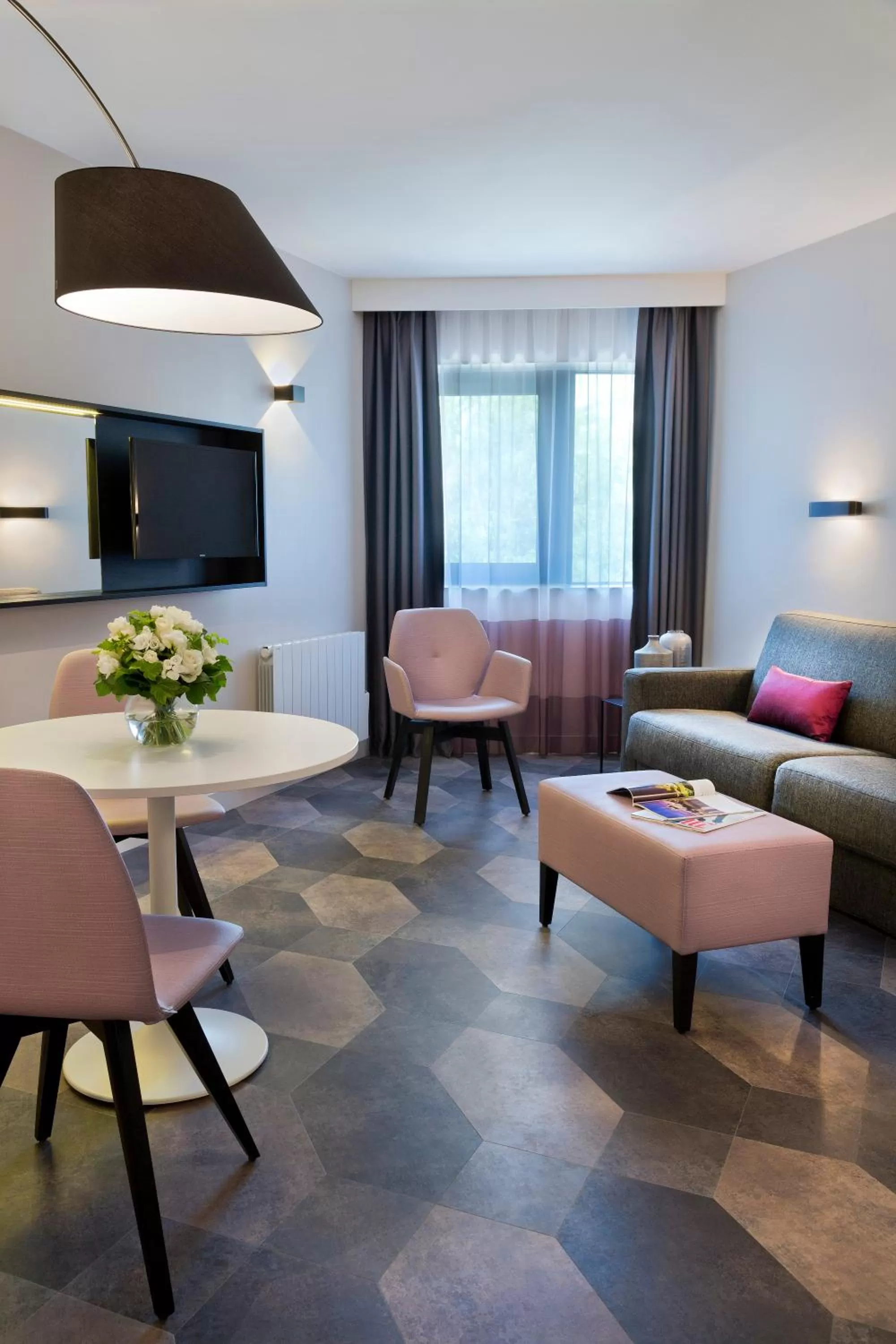 Living room in Citadines Trocadéro Paris