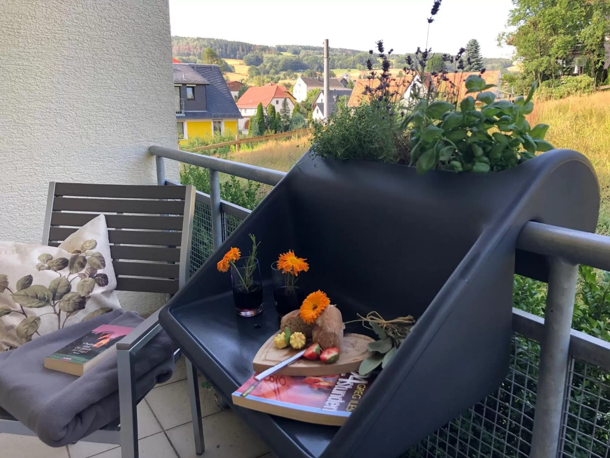 Balcony/Terrace in Pilgrims Inn Kreischa