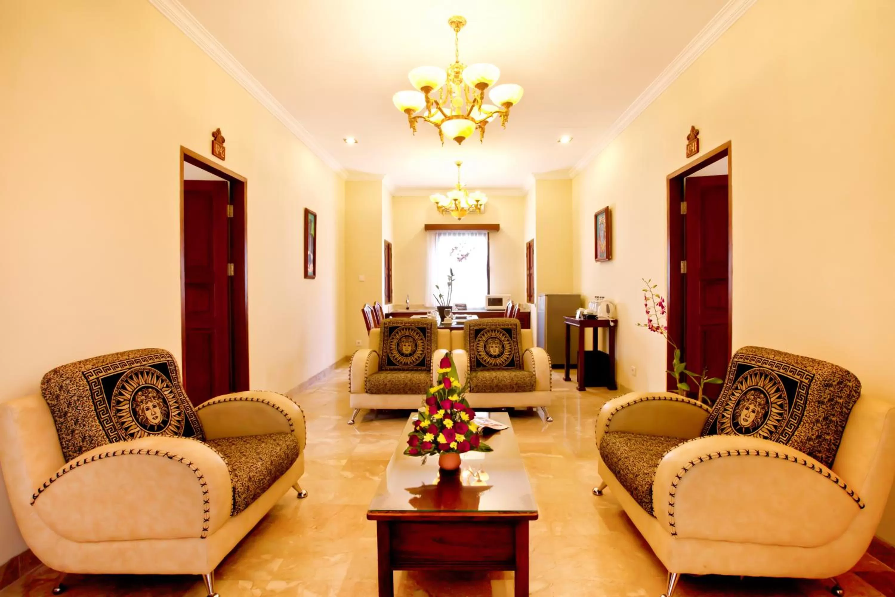 Living room in Hotel Kumala Pantai