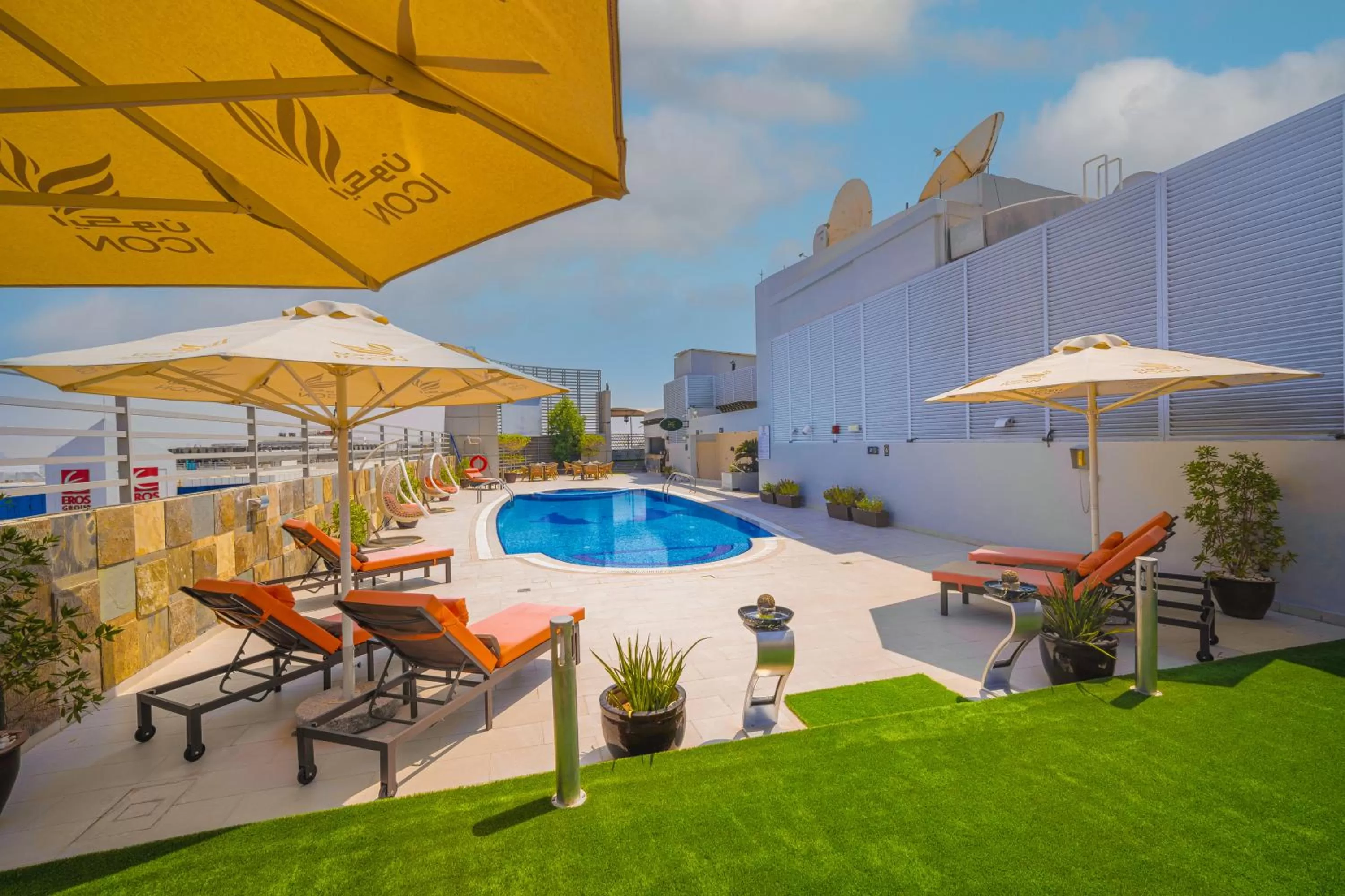 Patio in Icon Delux Hotel Apartments Al Barsha - Formerly Abidos