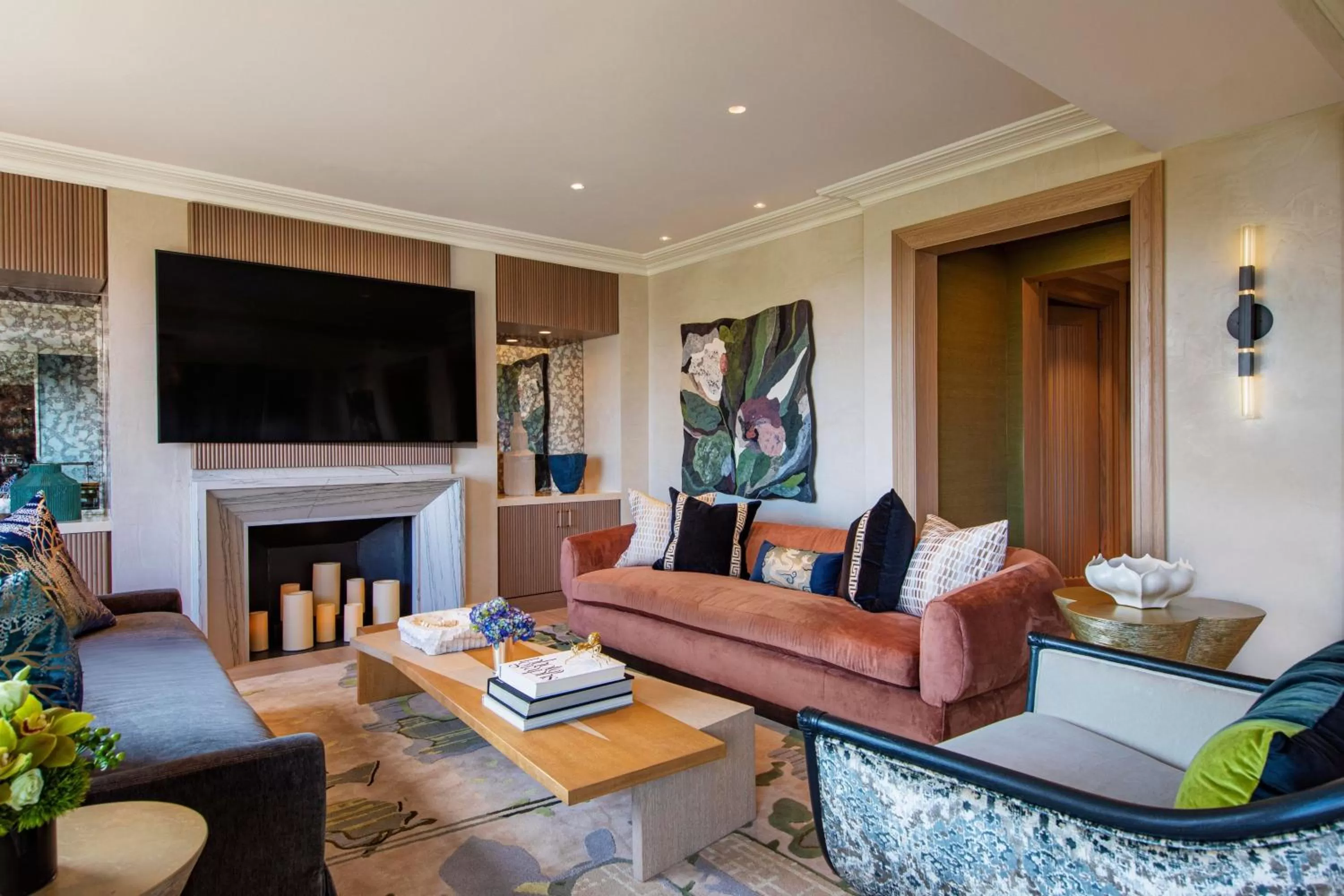 Living room in JW Marriott Essex House New York