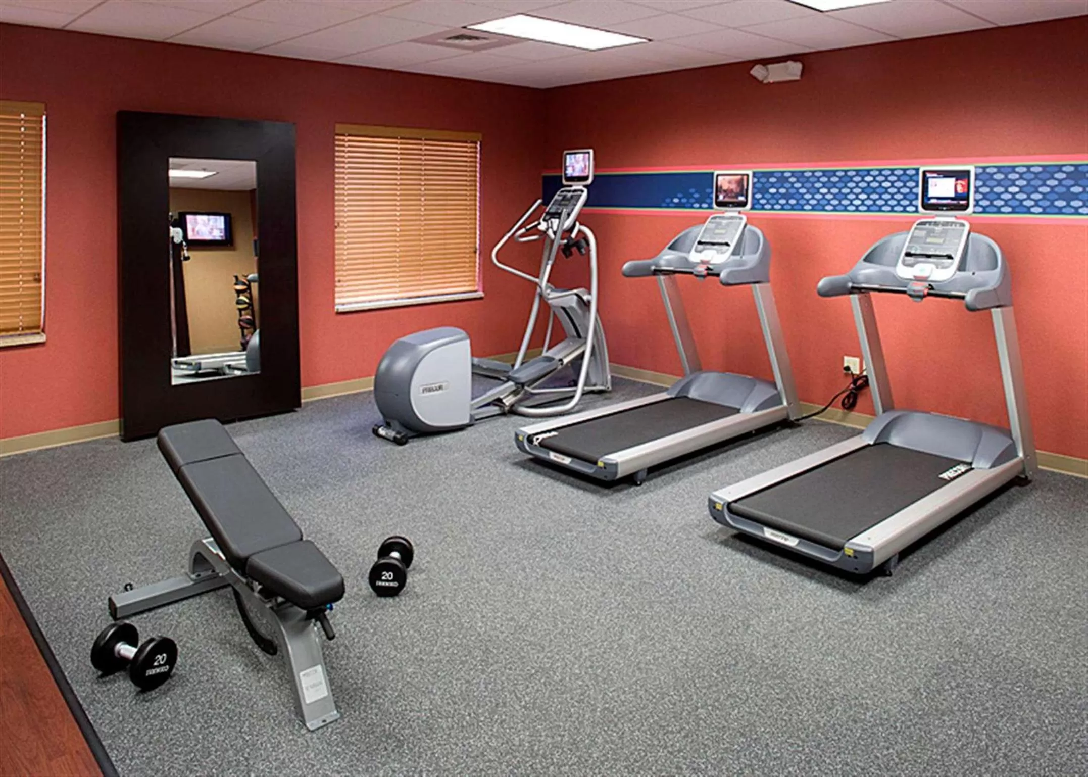 Fitness centre/facilities in Hampton Inn & Suites Clovis Airport North