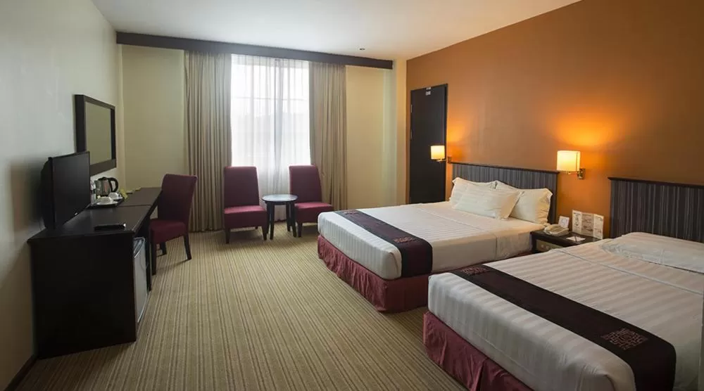 Bed in Hotel Seri Malaysia Lawas