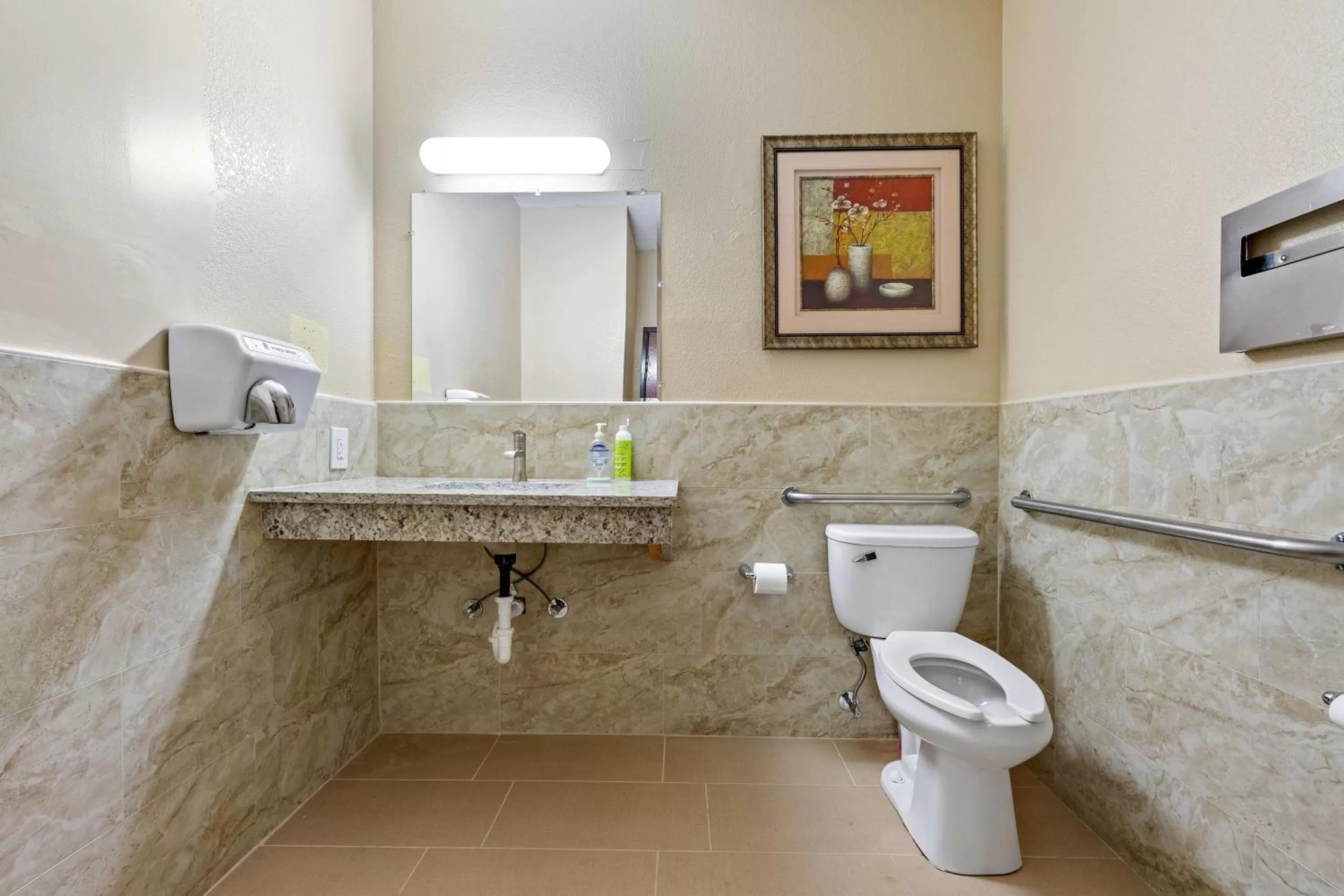 Bedroom in Geneva Motel