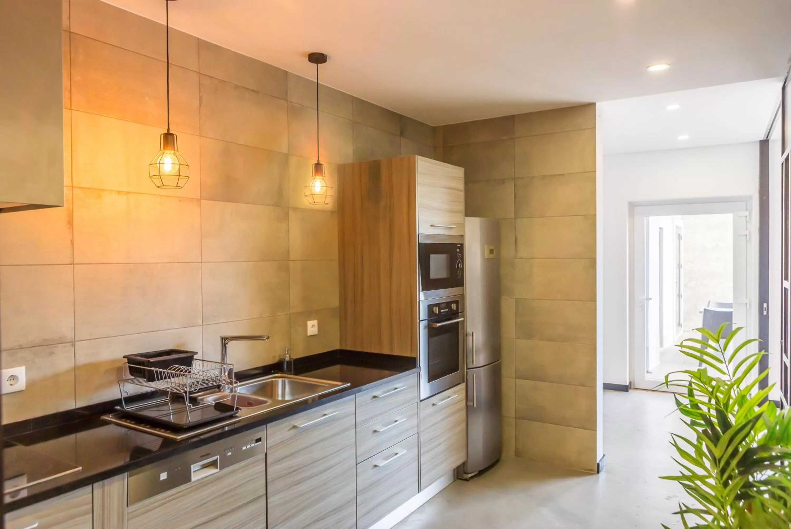 Communal kitchen in Well Hotel & Spa