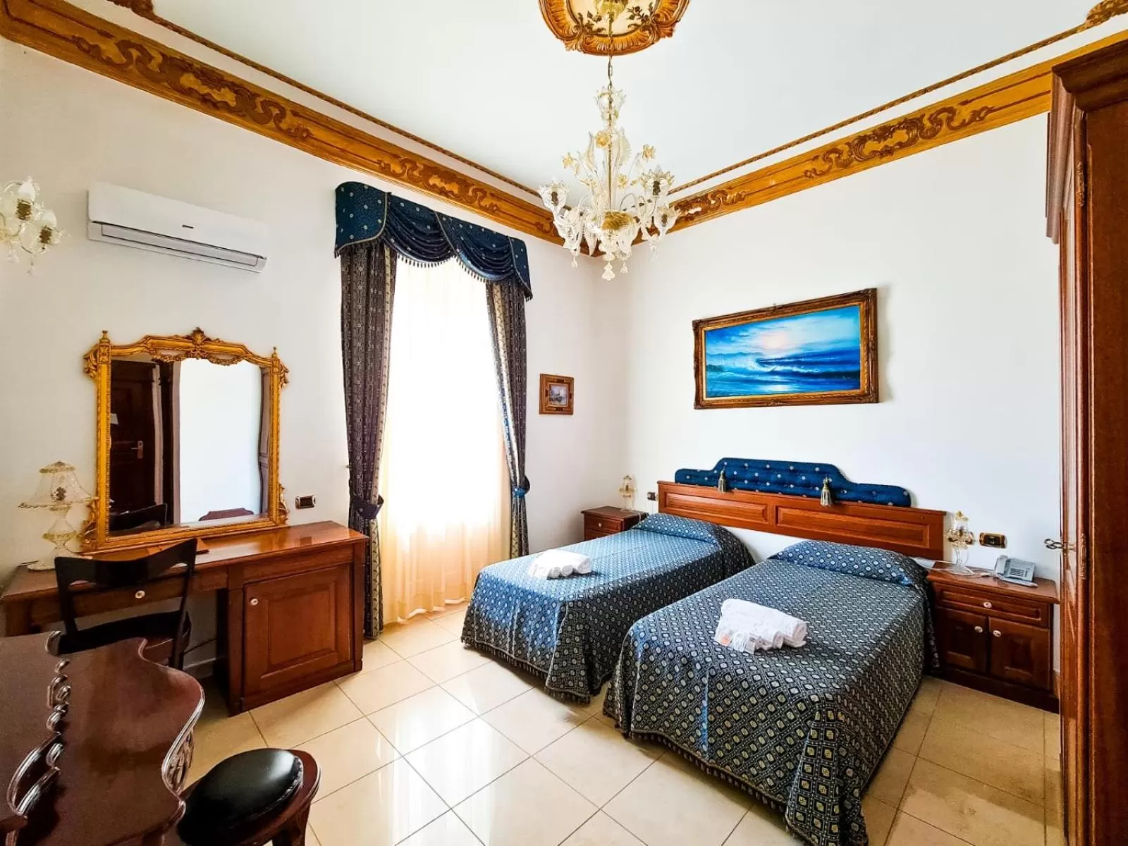 Bed in Euro Hotel Iglesias