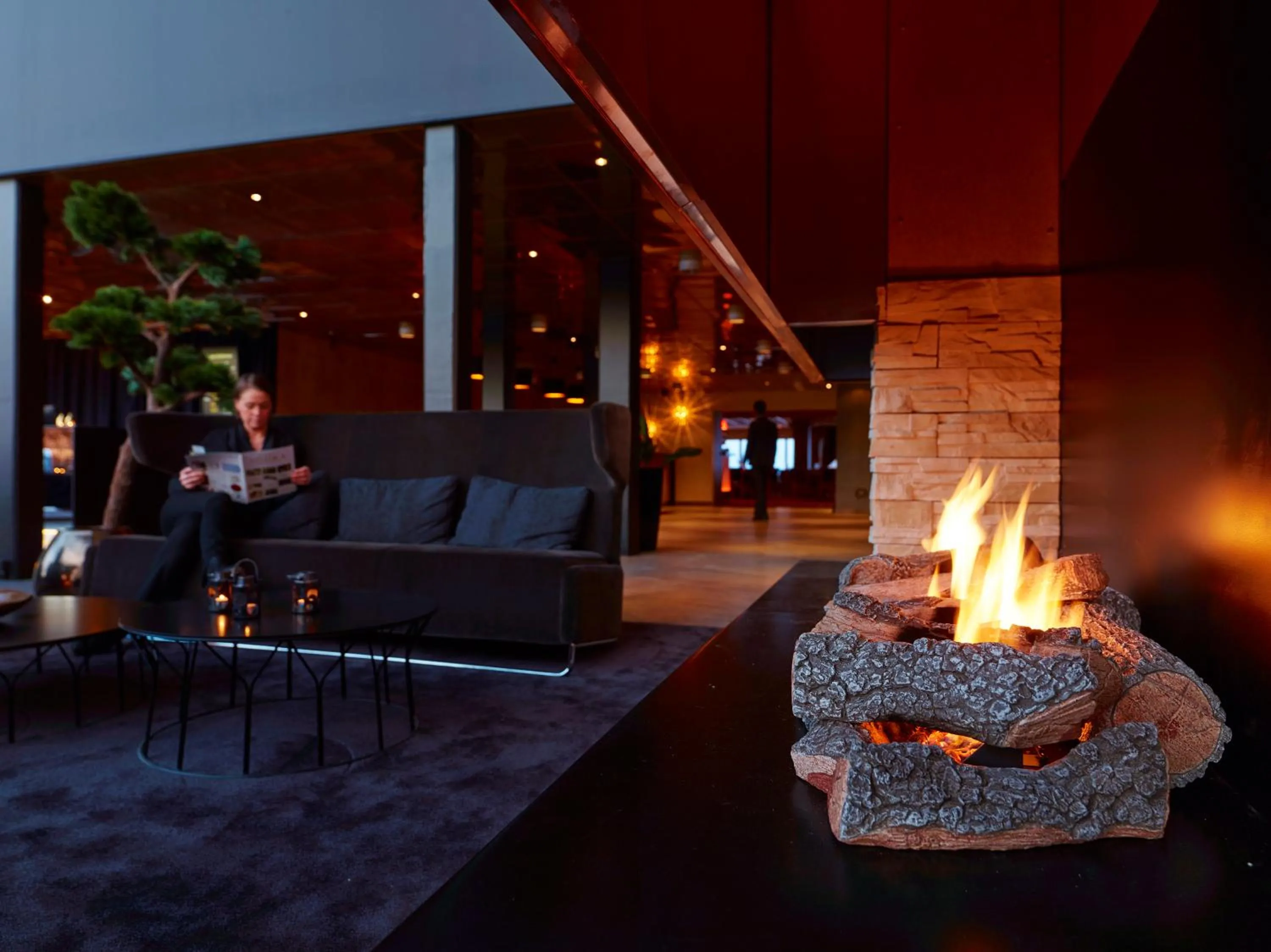 Lobby or reception in Hotell Södra Berget