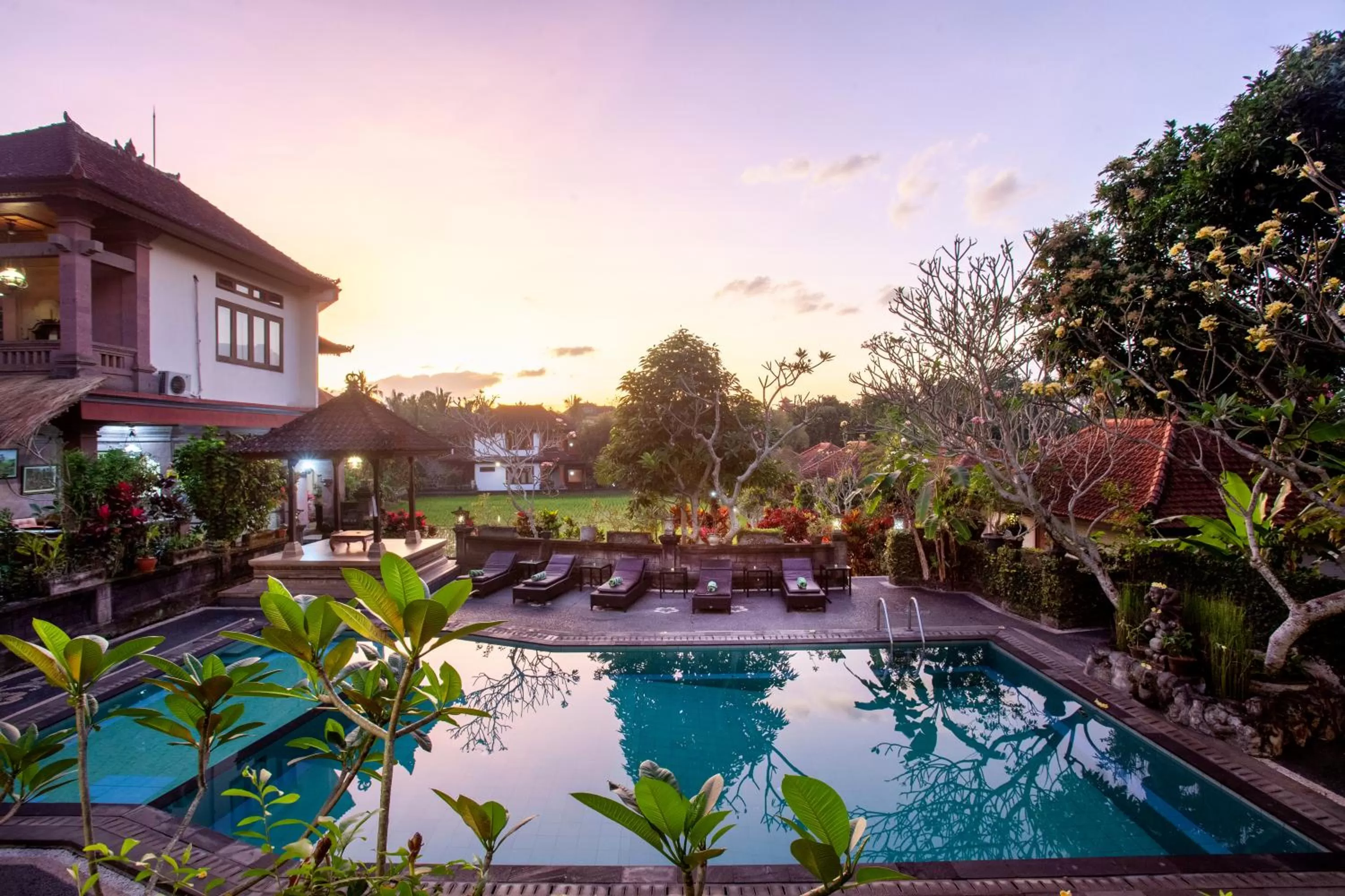 Swimming pool in Nick's Pension