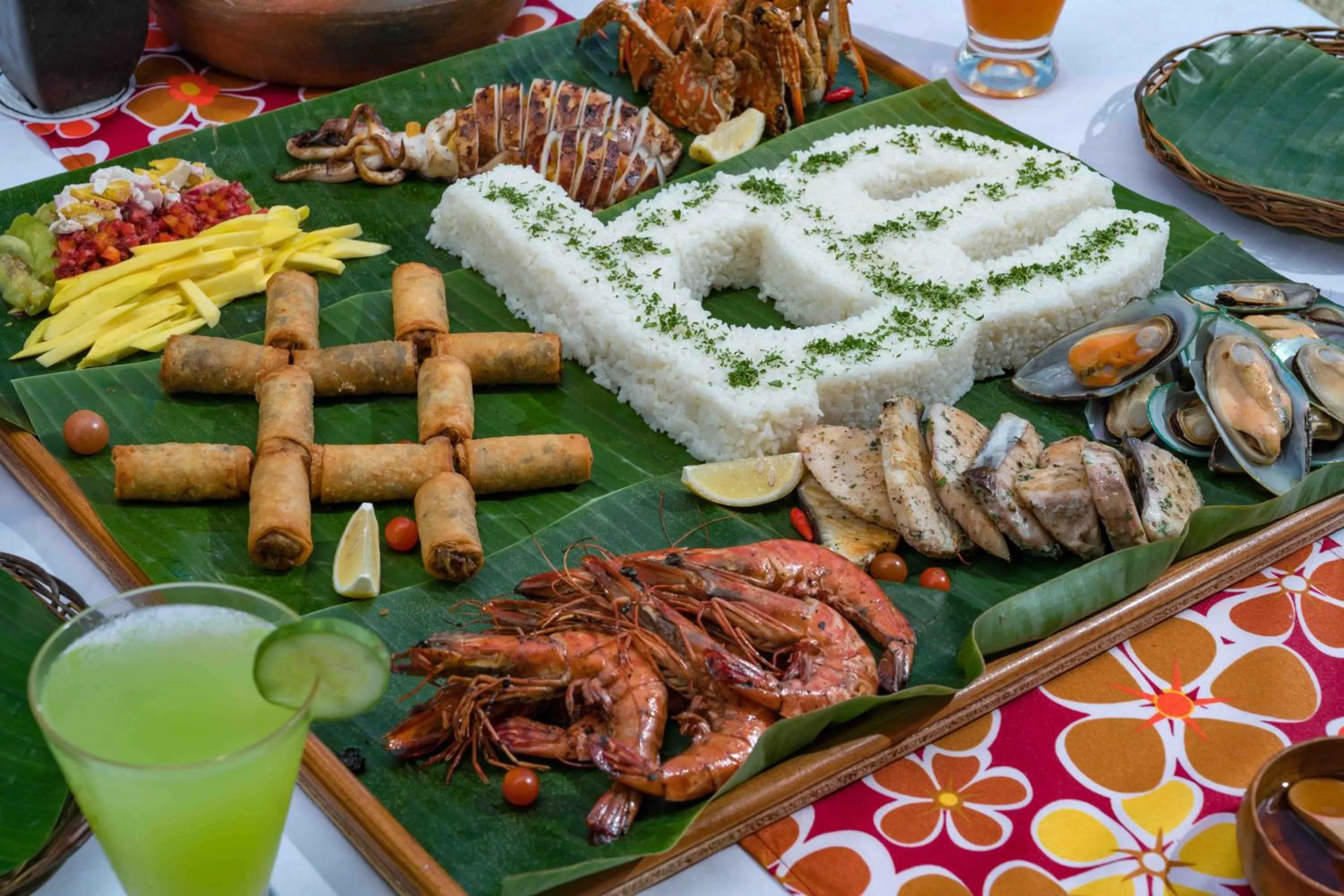 Food close-up in BE Grand Resort, Bohol