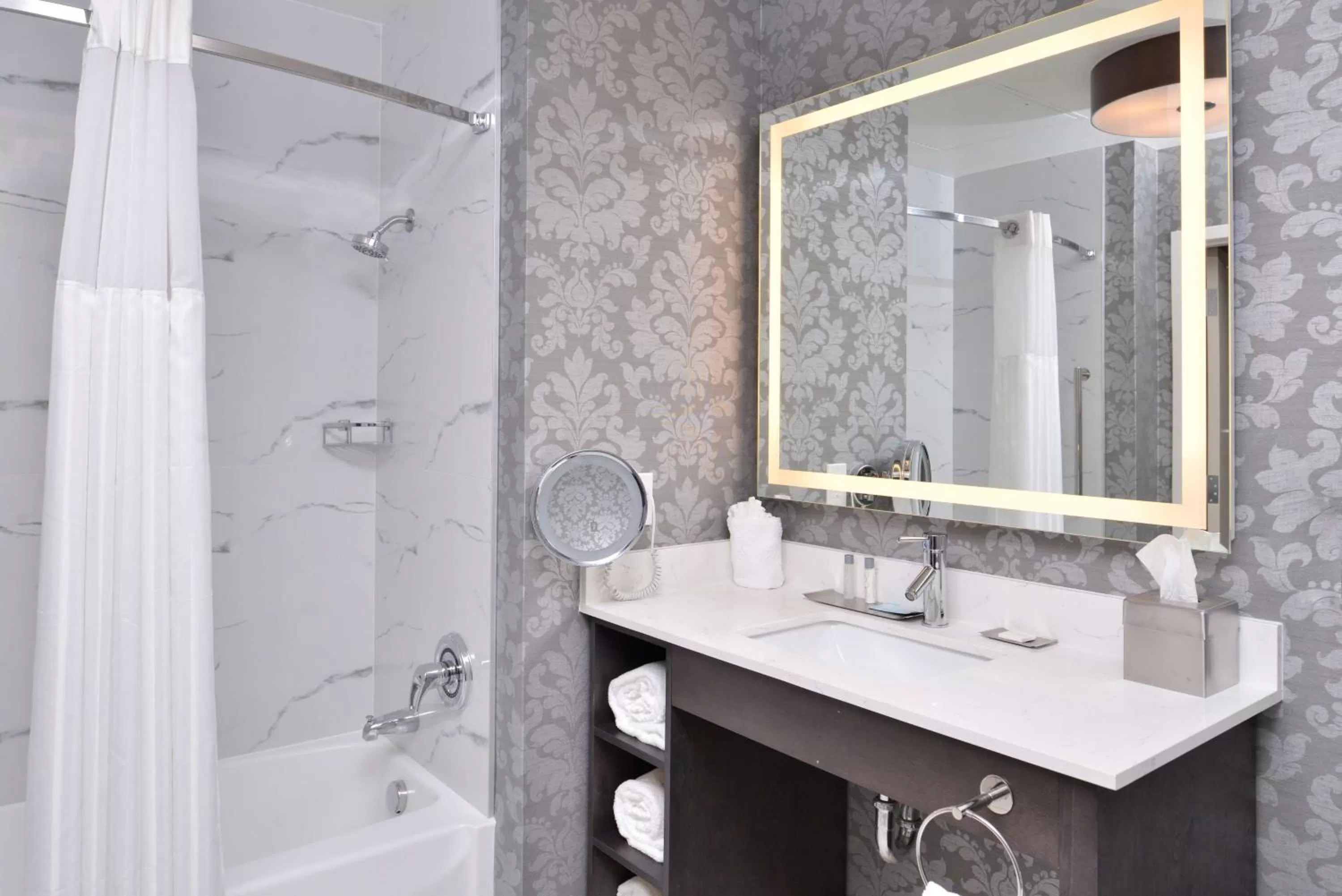 Bathroom in DoubleTree by Hilton Utica