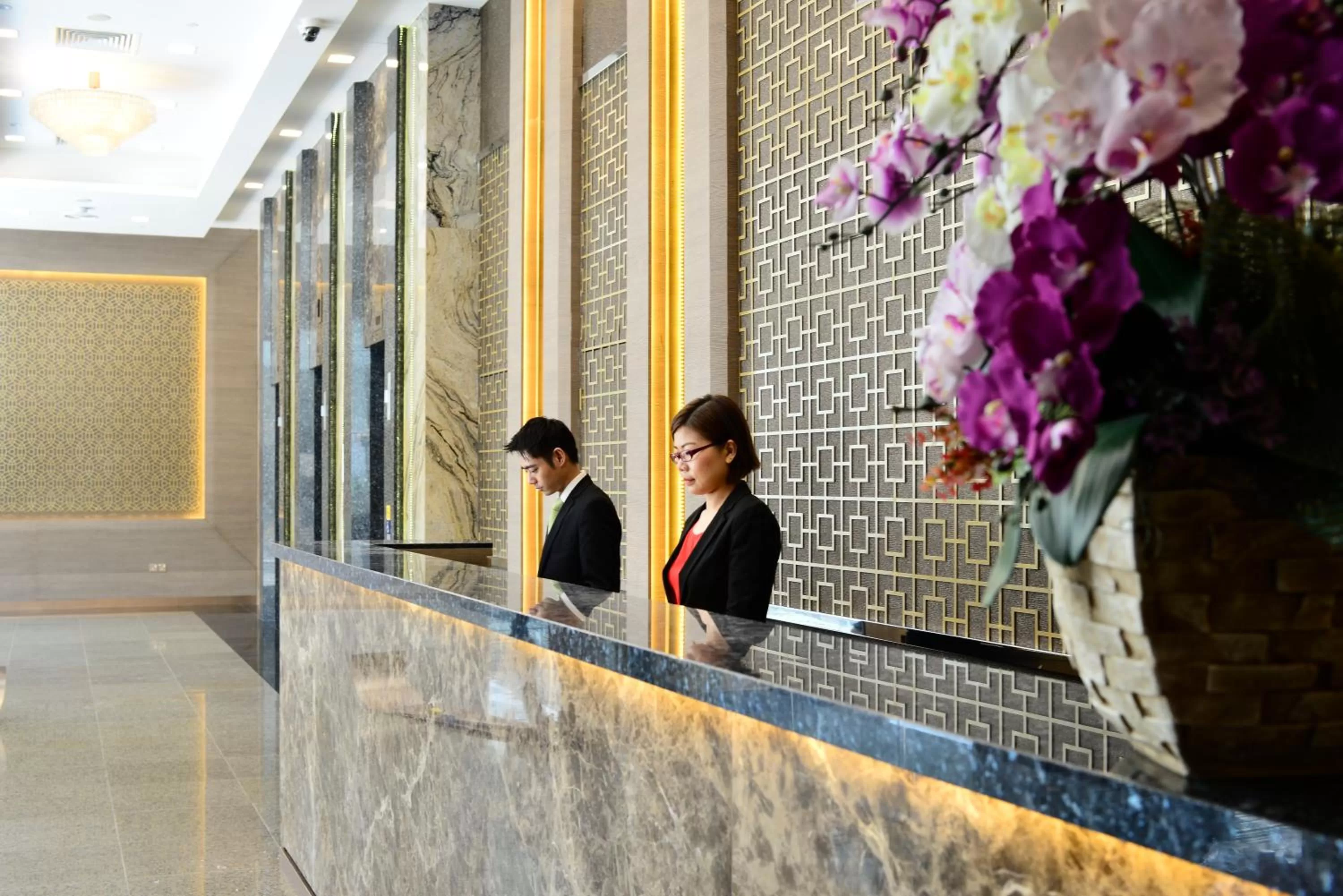 Lobby or reception in Hotel Grand Central