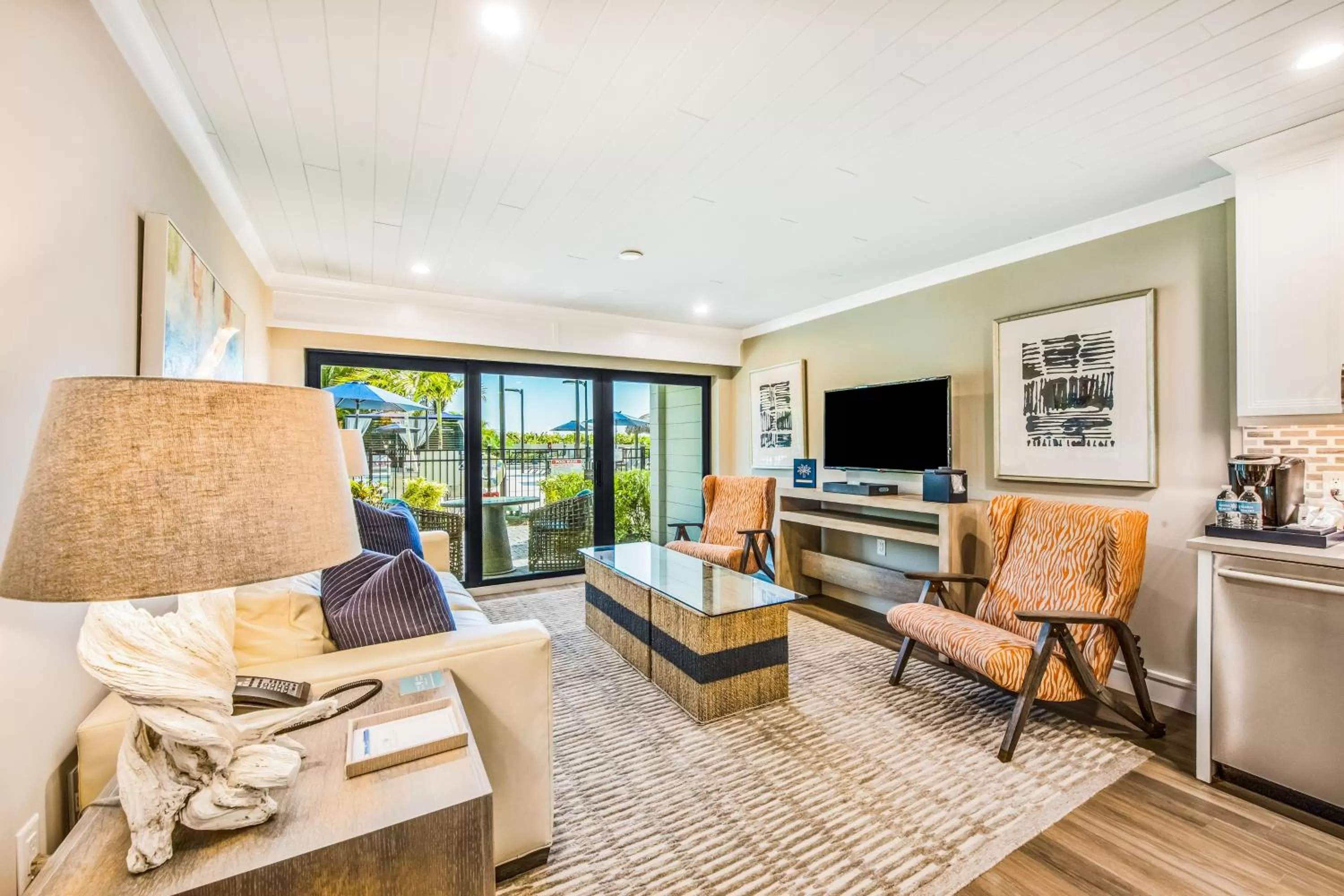 Living room in Anna Maria Beach Resort