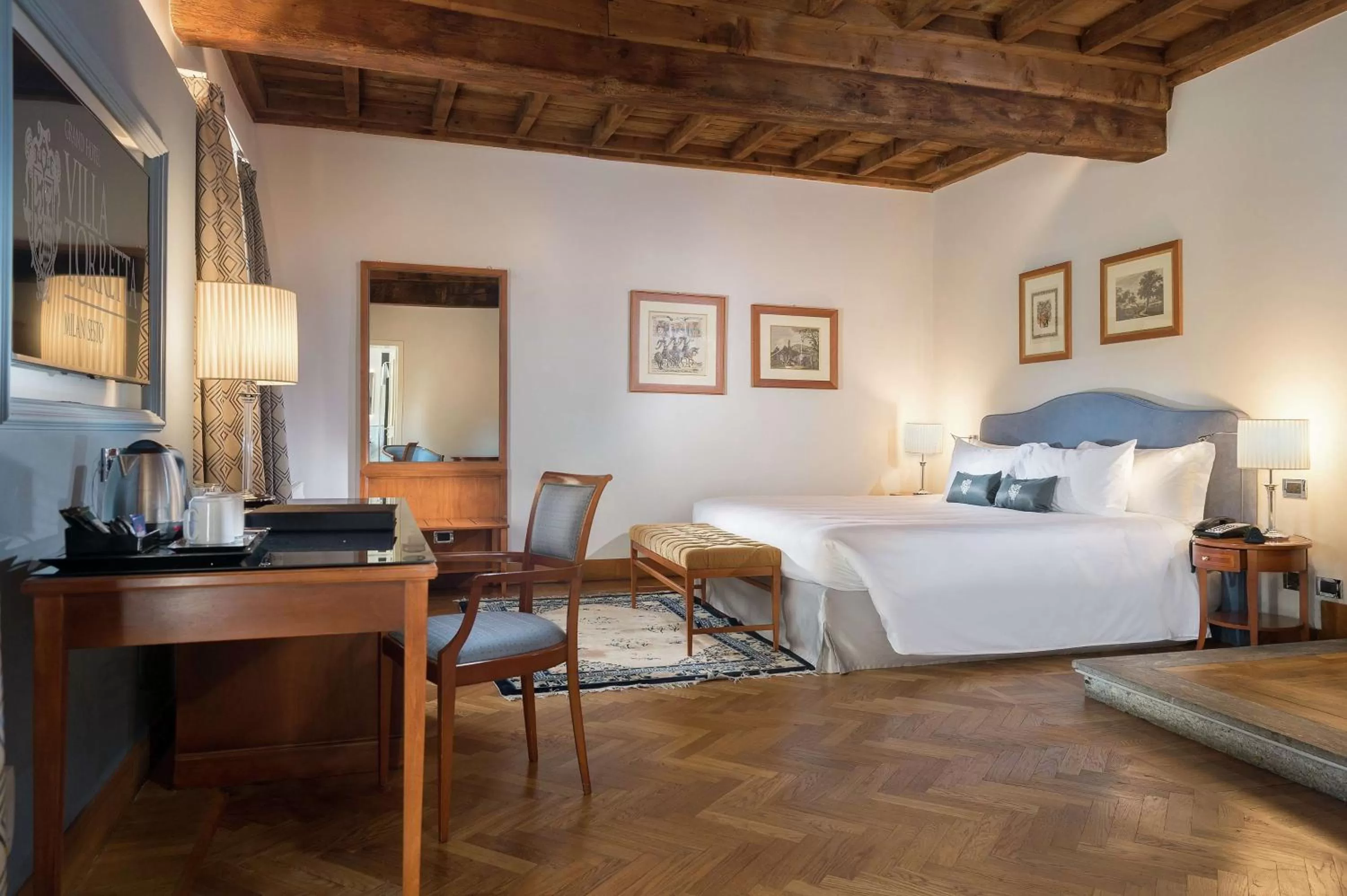 Bed in Grand Hotel Villa Torretta, Curio Collection by Hilton