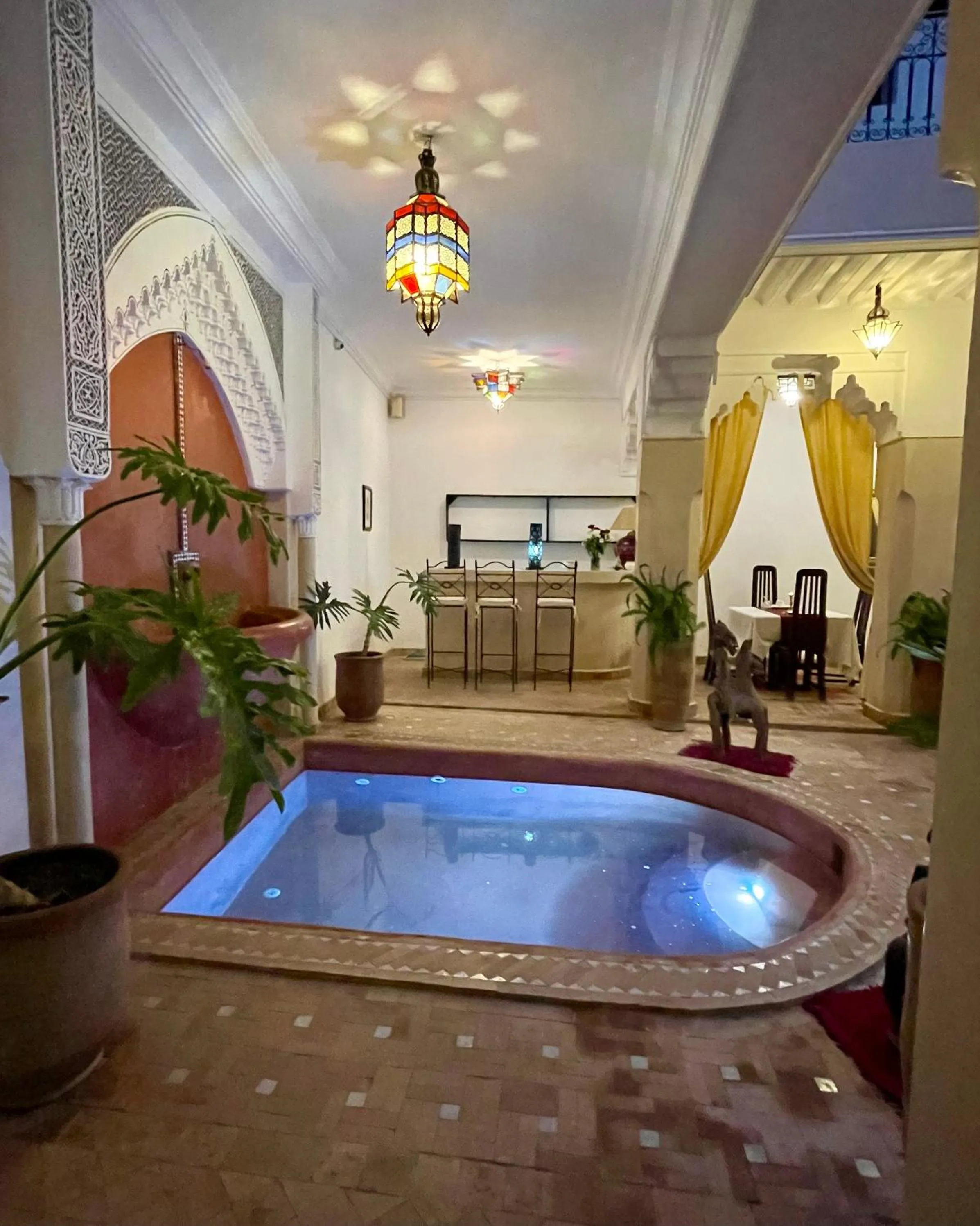 Lounge or bar in Riad Dar Foundouk and Spa