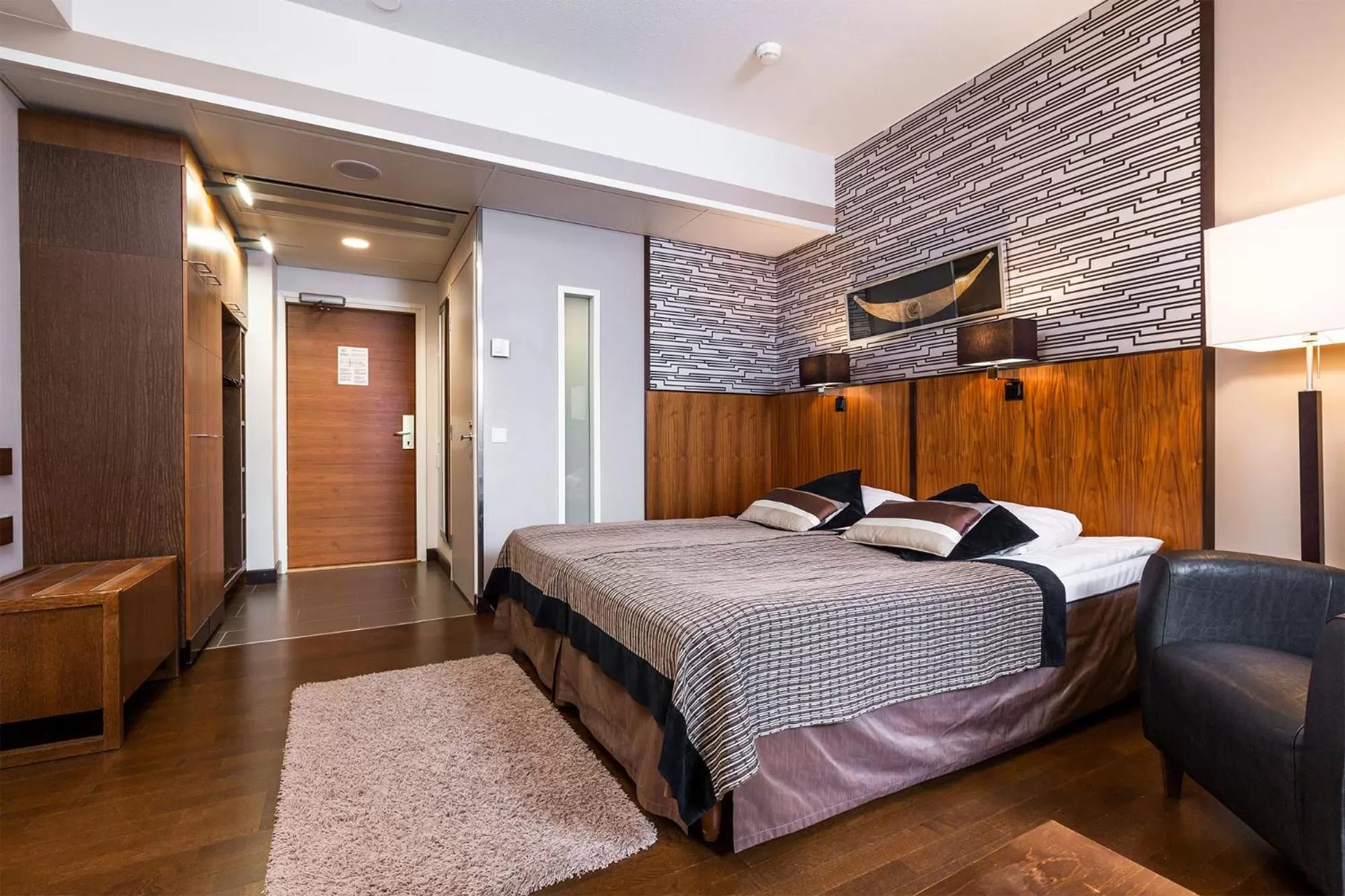 Bed in Finlandia Hotel Imatran Kylpylä Spa