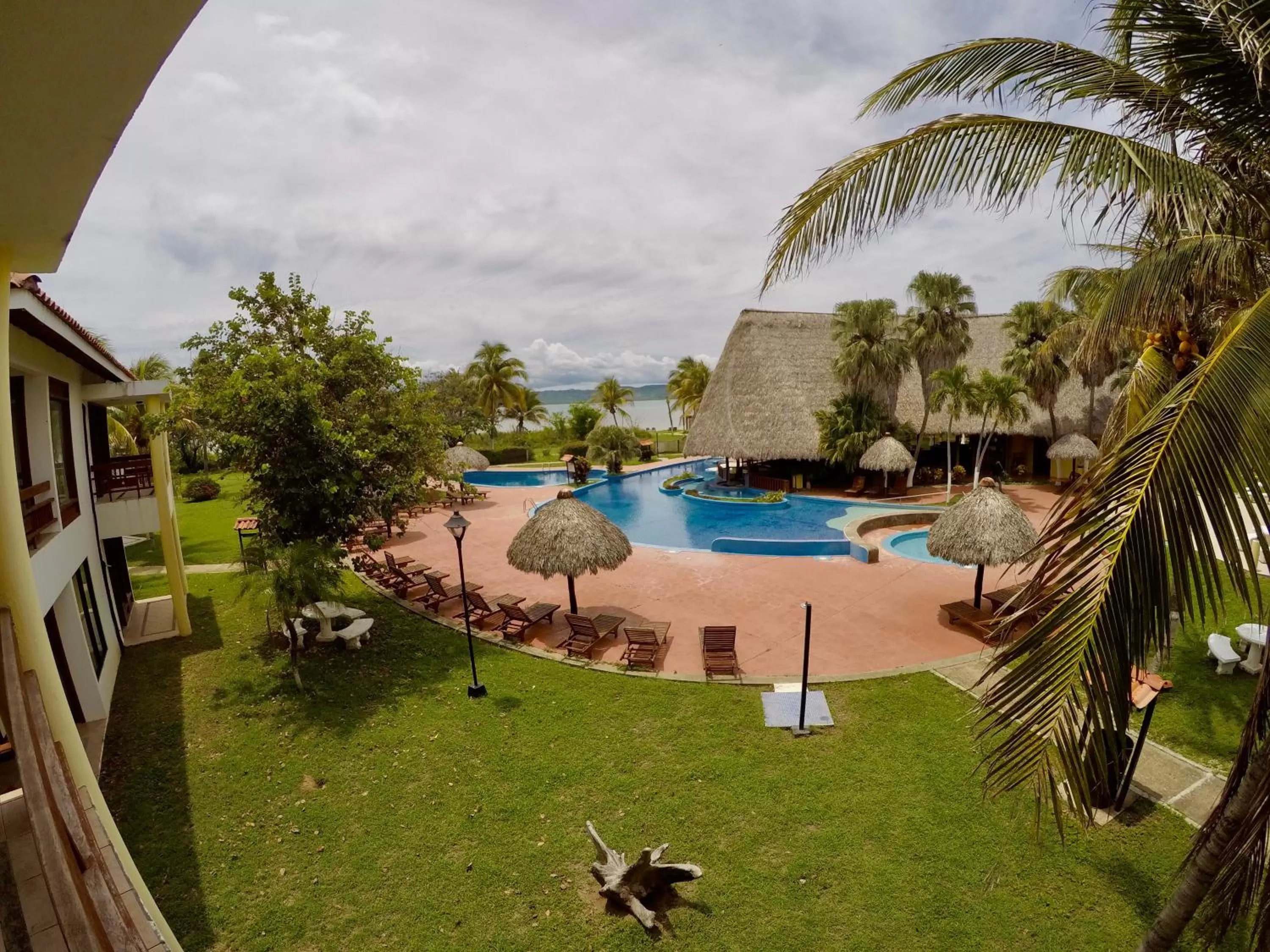 Garden view in Nandel Beach Resort