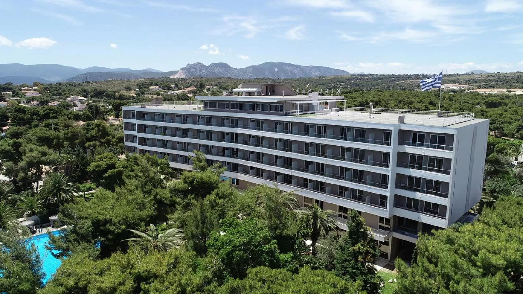 Bird's eye view in King Saron Hotel Resort