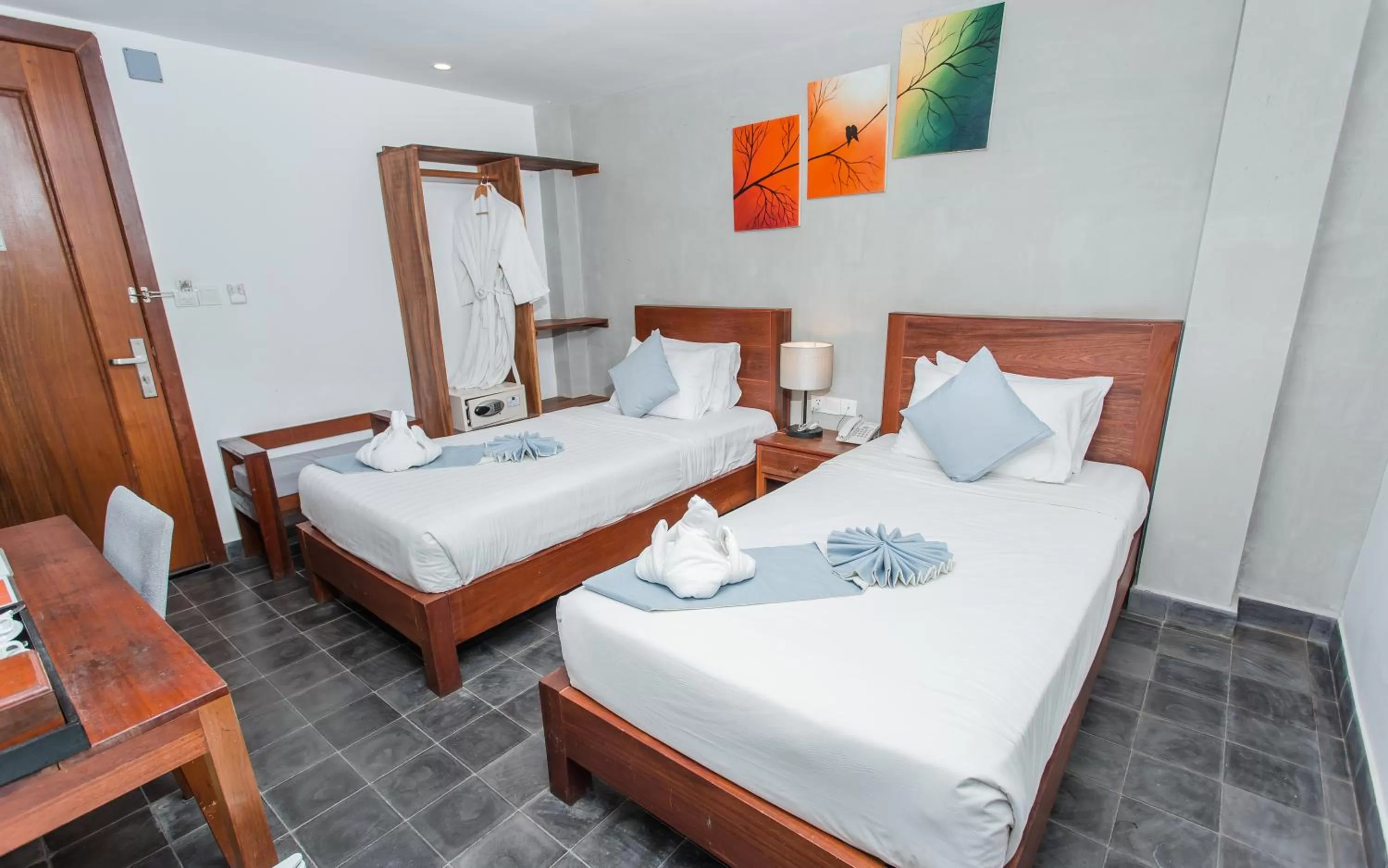 Bed in Home Chic Hotel