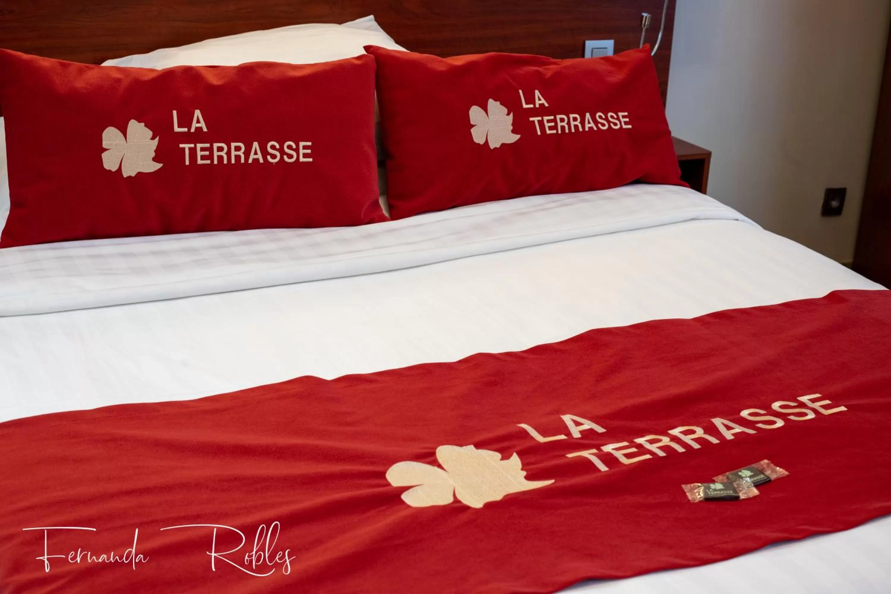 Bed in Hotel La Terrasse