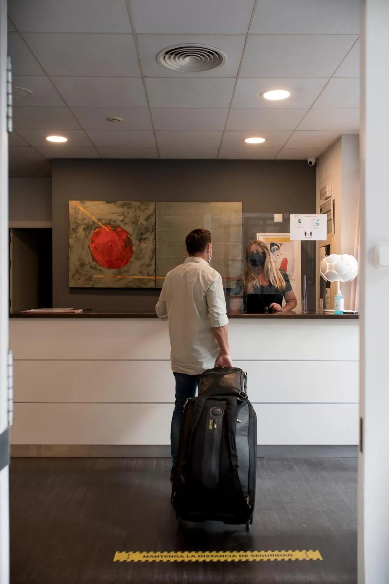 Lobby or reception in Hotel Madrid de Sevilla by SHS