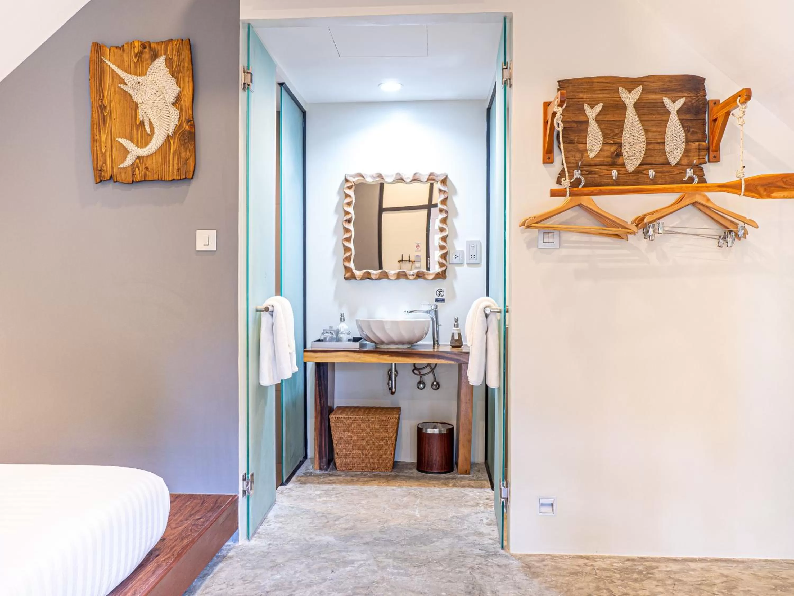 Bathroom, Bed in Deevana Krabi Resort