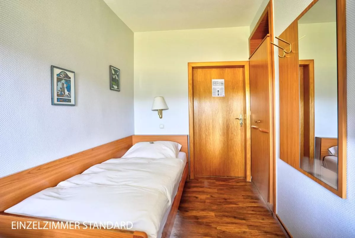 Bed in Stössels Hotel