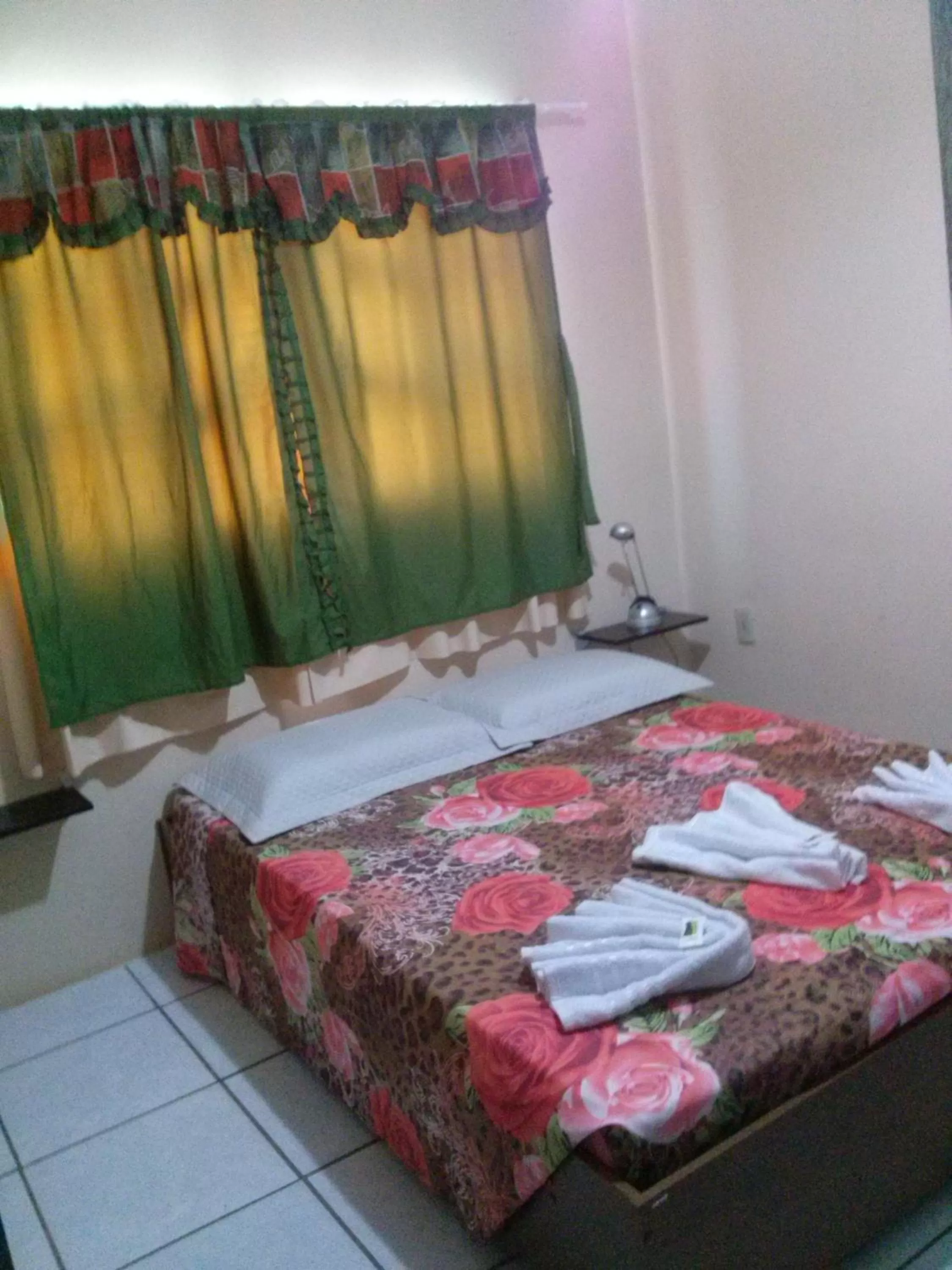 Bed in Pousada Ilha Margarita