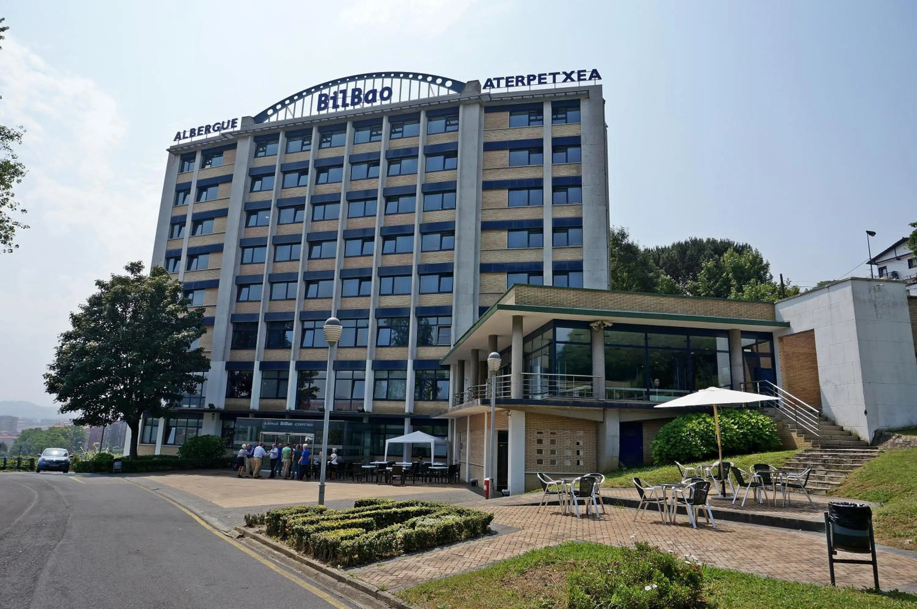 Facade/entrance in Bilbao Hostel