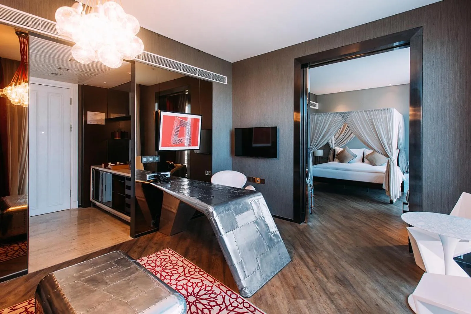 Living room, Bed in Orient-Anyi international Hotel