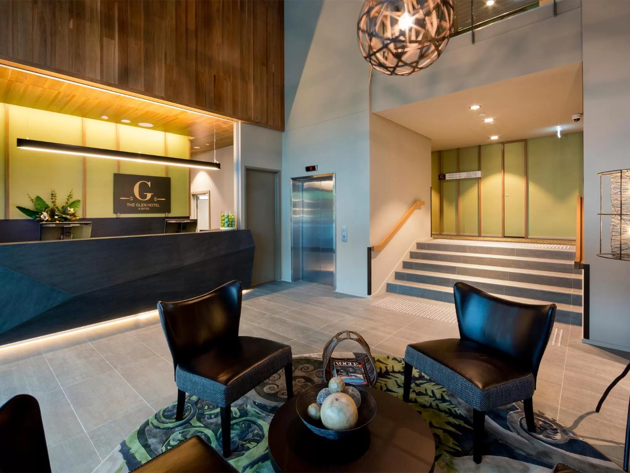 Lobby or reception in The Glen Hotel and Suites