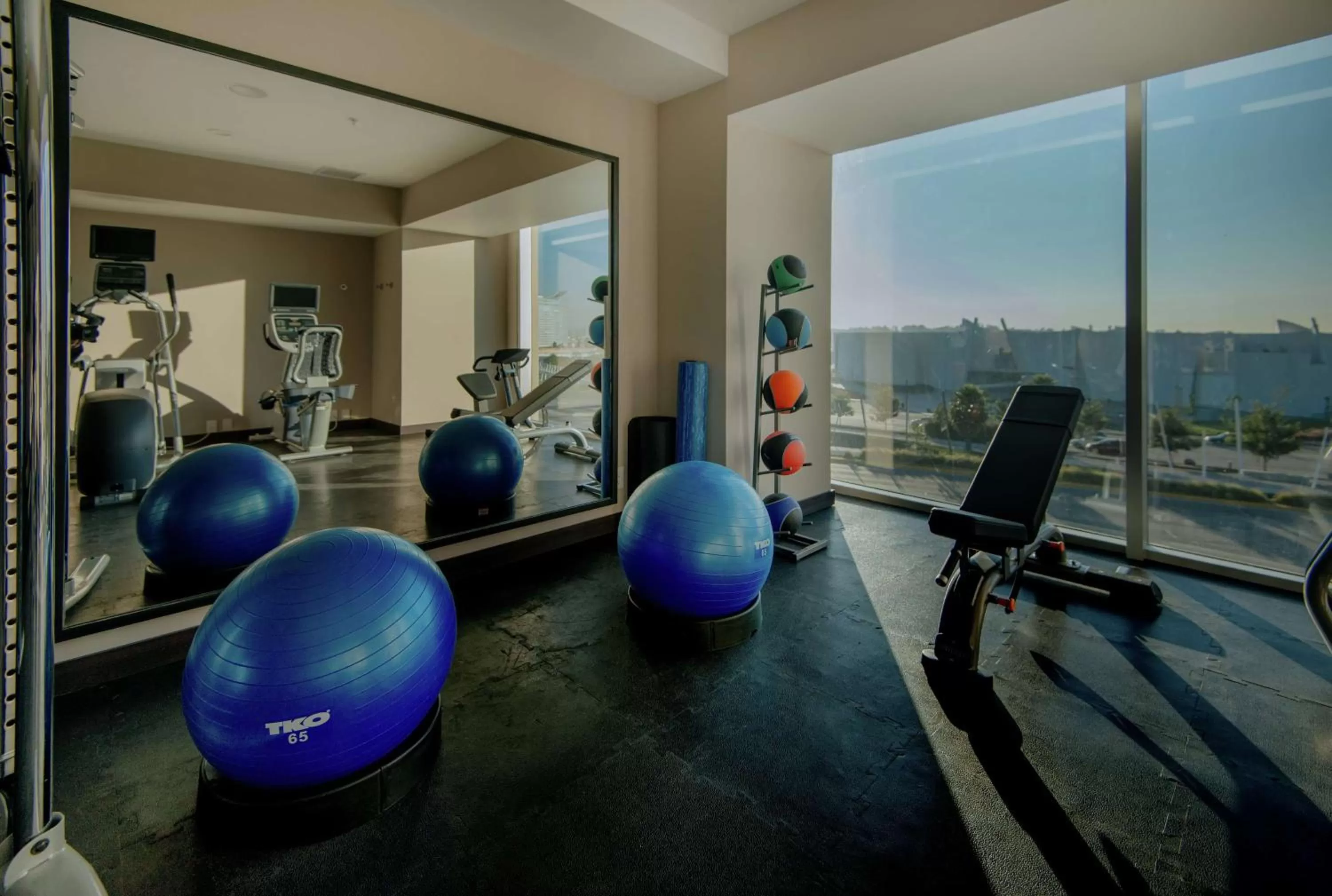 Fitness centre/facilities in Hilton Garden Inn Puebla Angelopolis