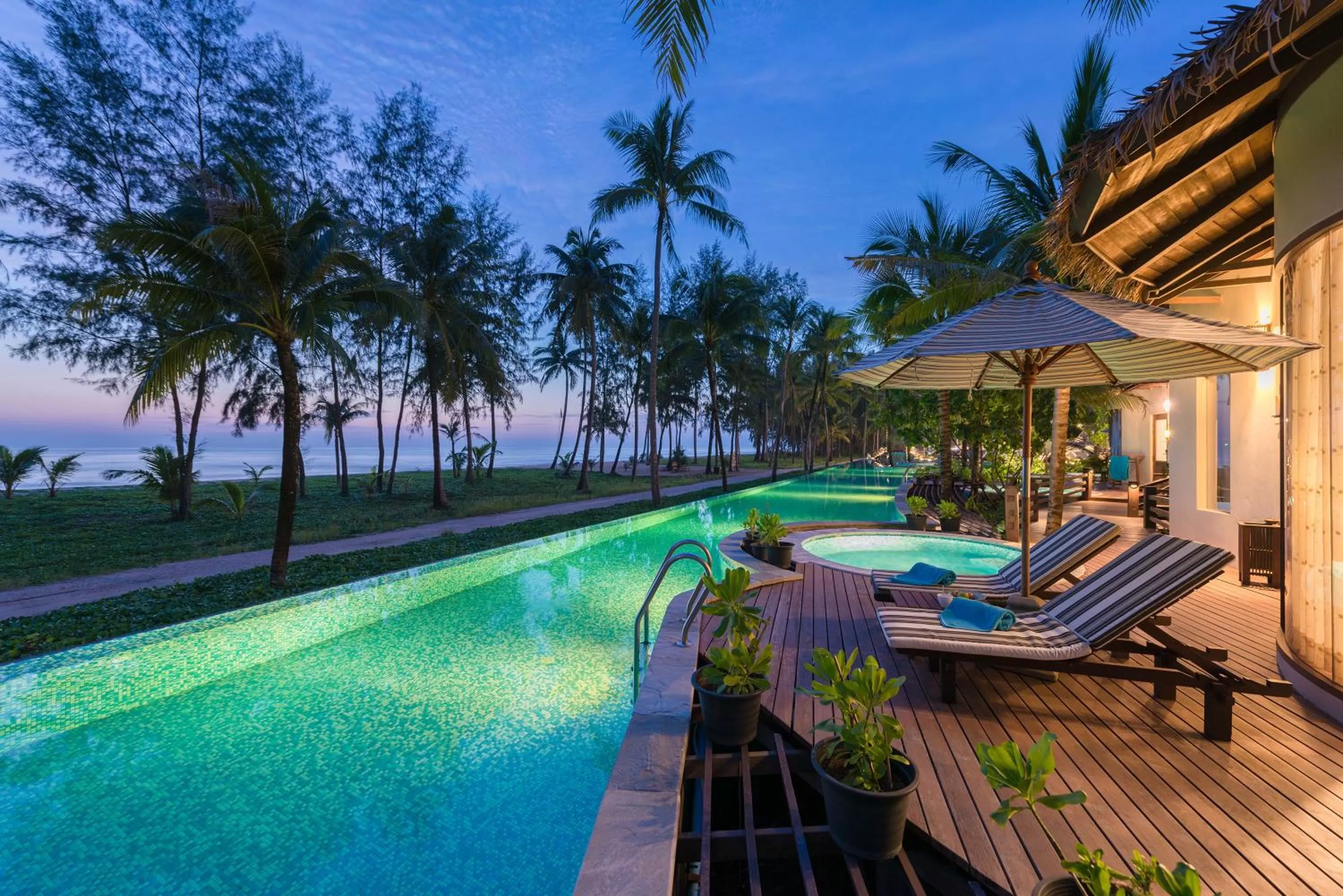 Pool view in The Haven Khao Lak