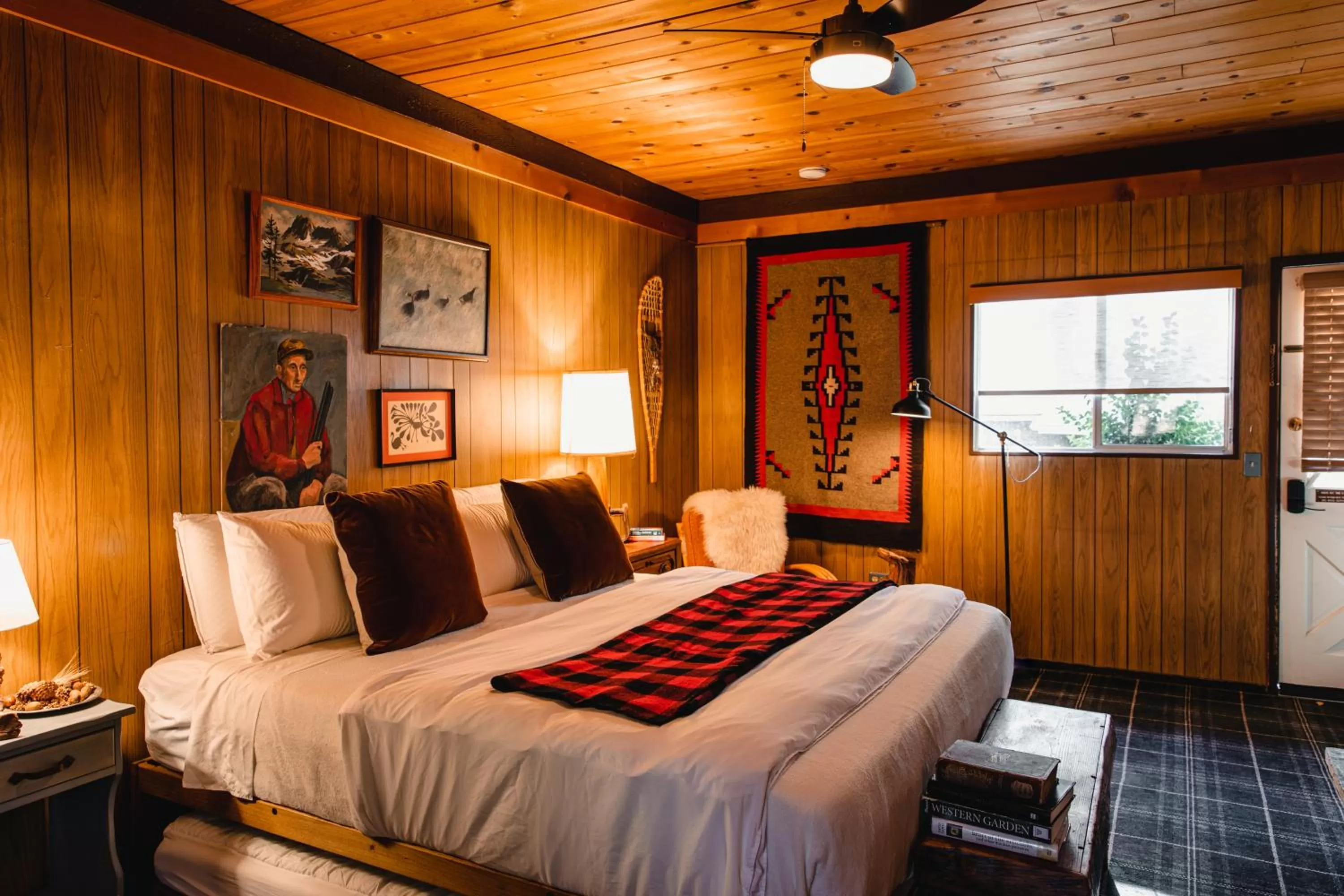 Bed in The Fireside Inn