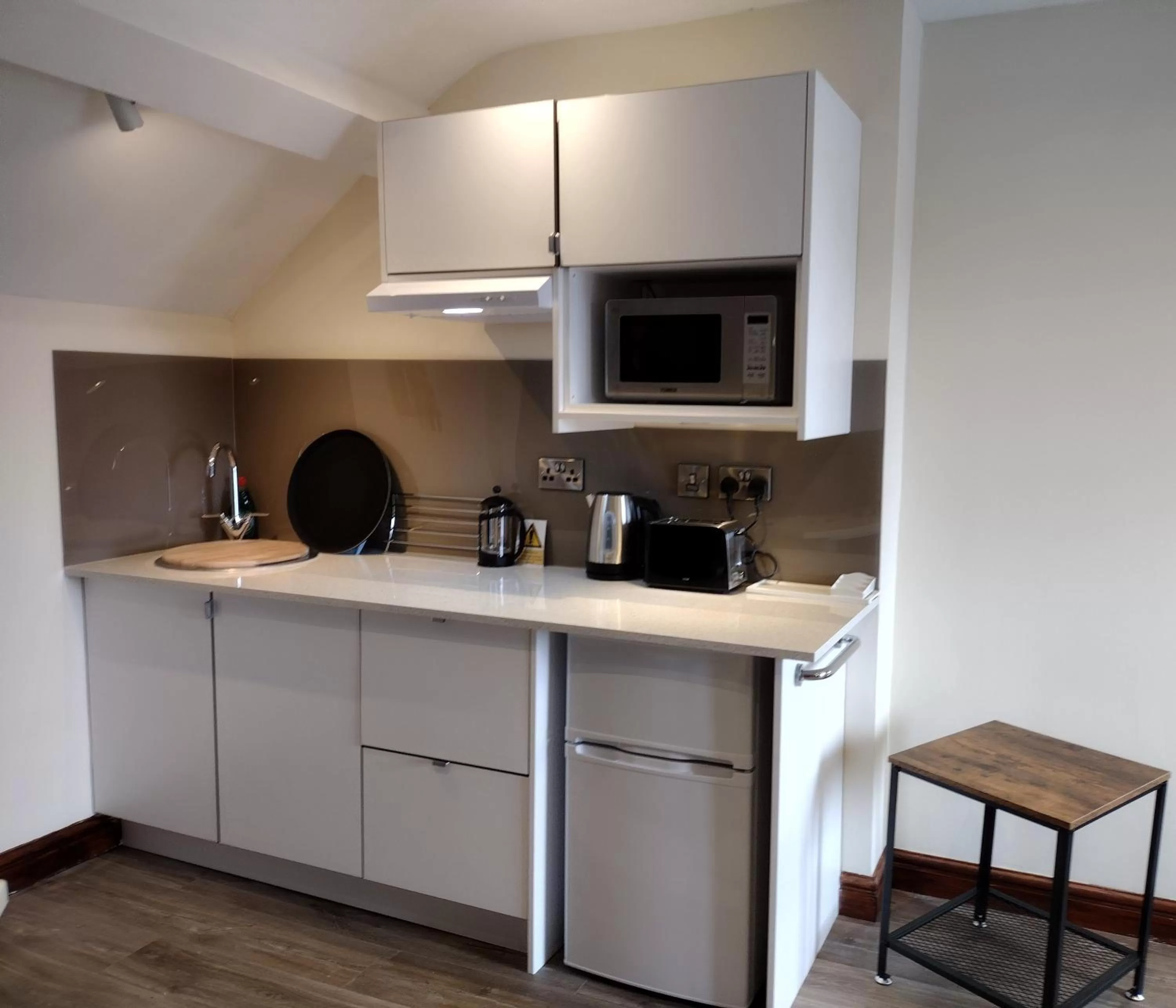 Kitchen or kitchenette in Lion Hotel & Studio Apartments