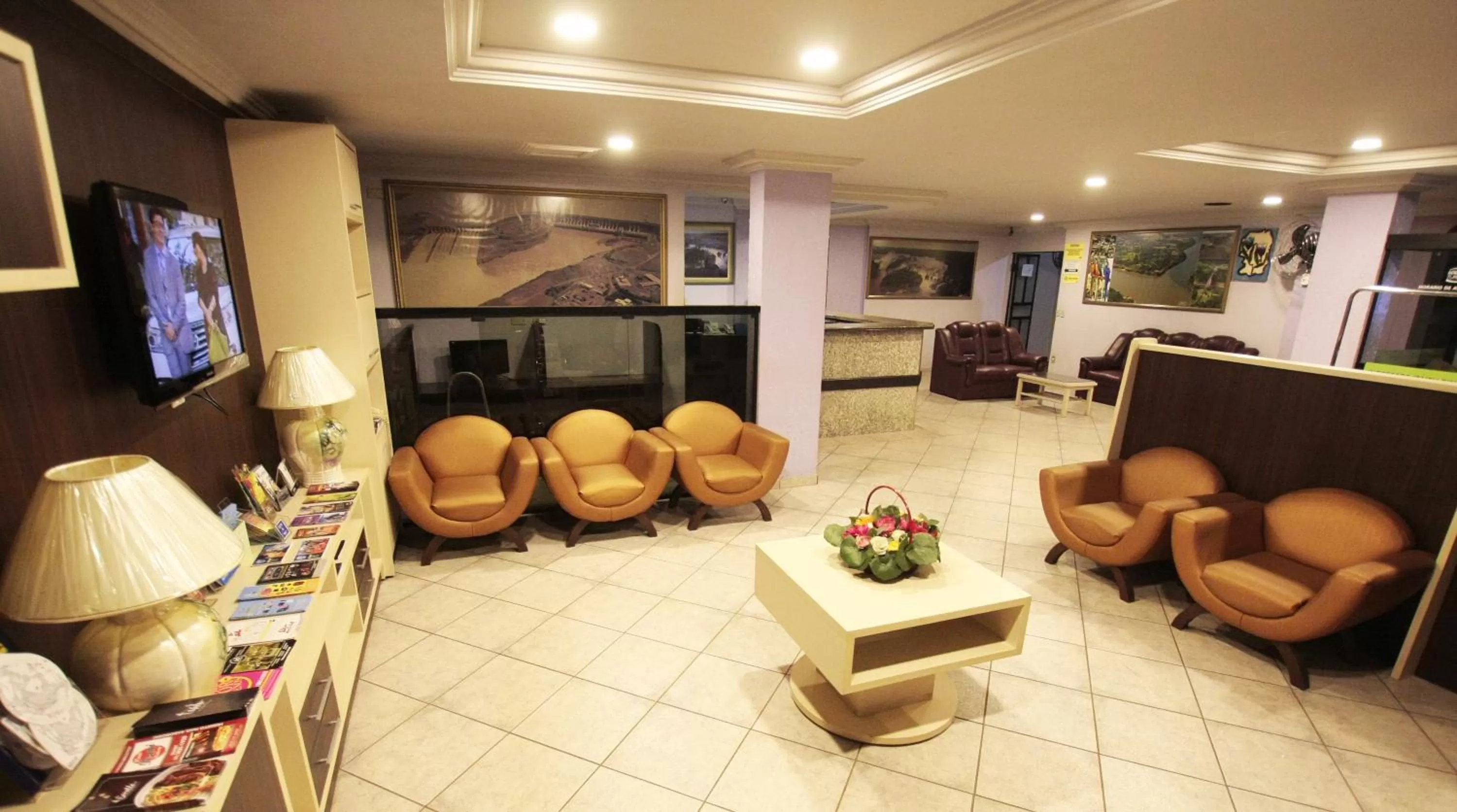 Lobby or reception in Hotel Três Fronteiras