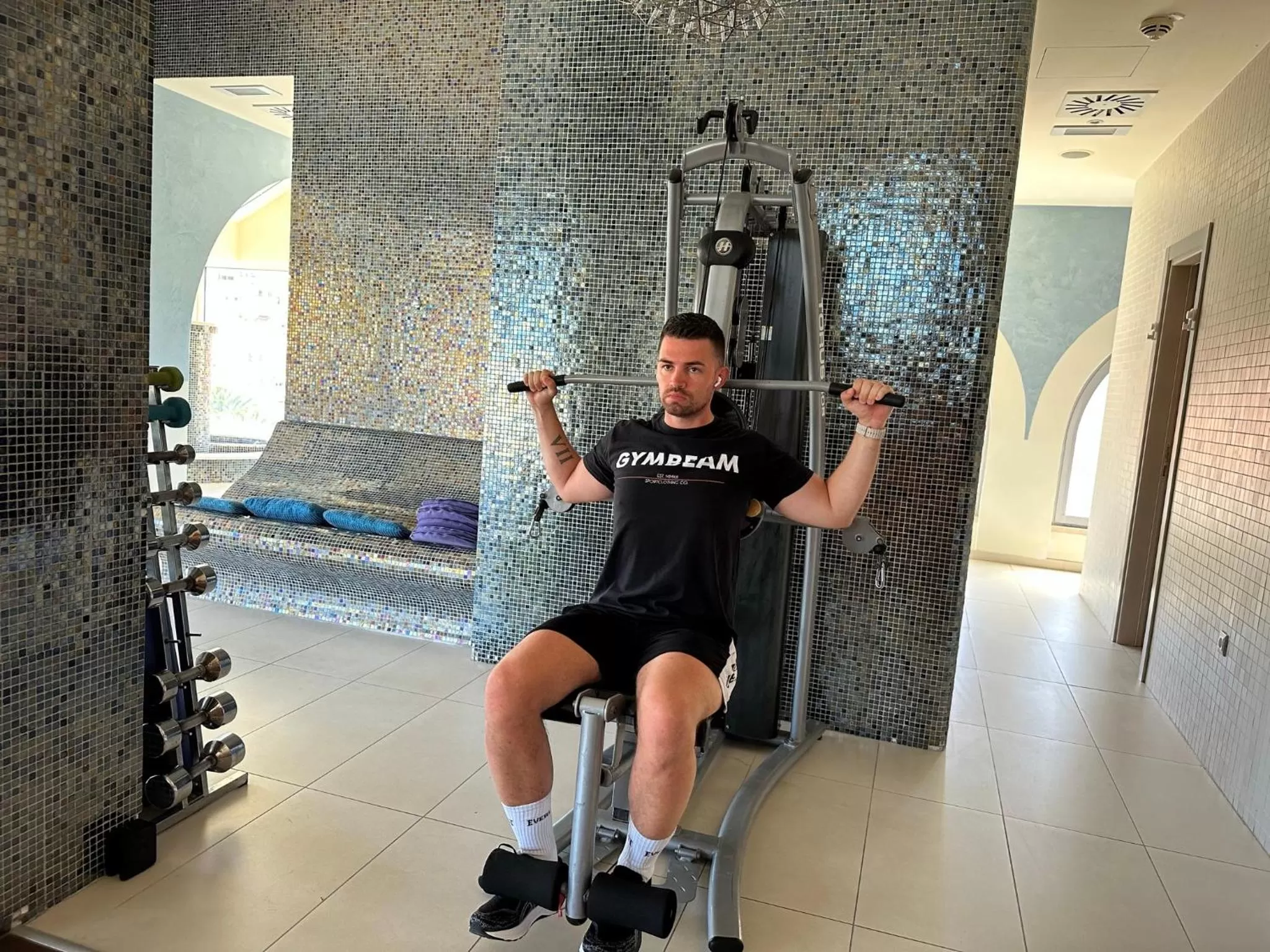 Fitness centre/facilities in Hotel Korkyra