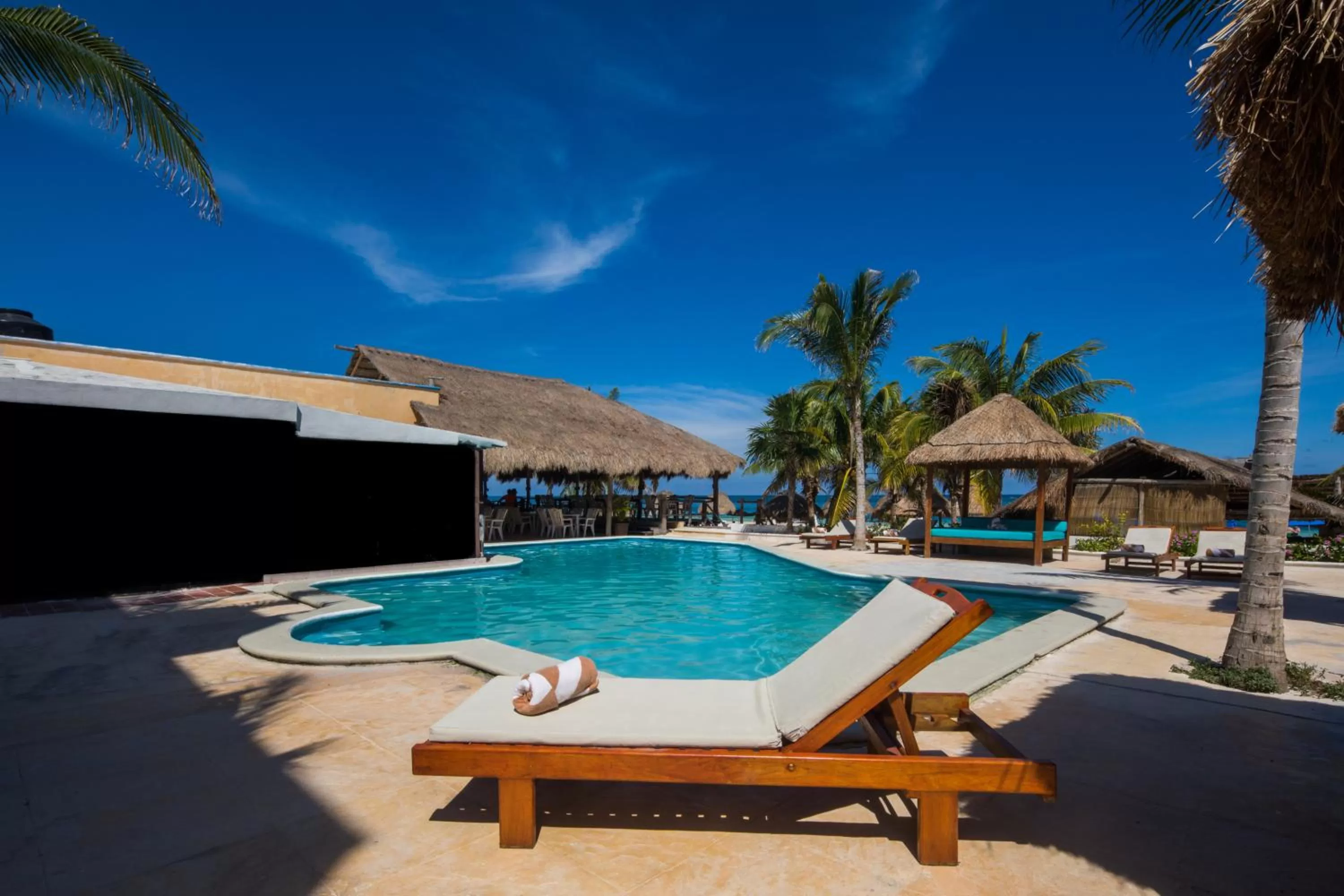 Swimming pool in Hotel Ojo De Agua