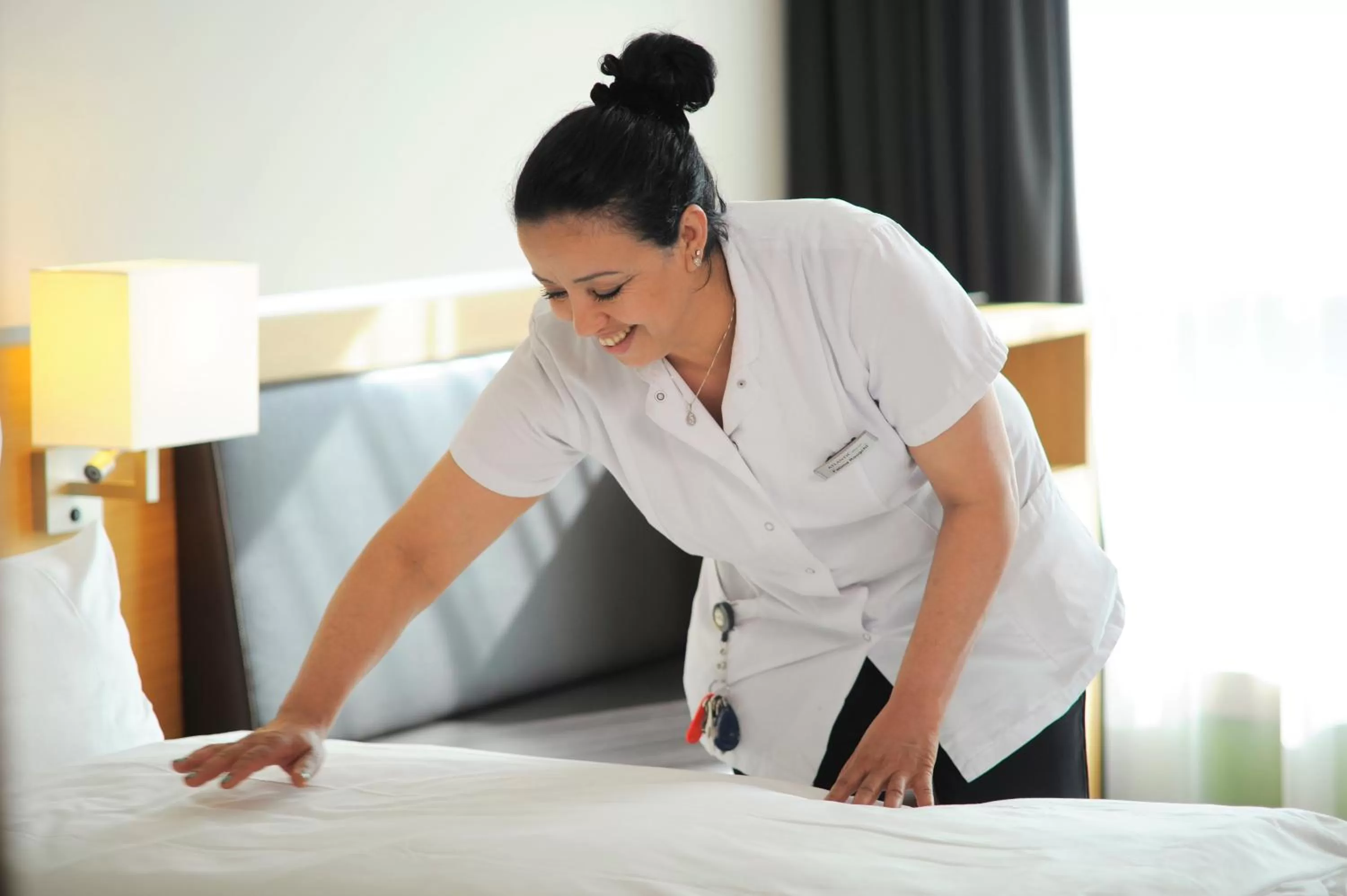 People, Bed in ATLANTIC Hotel Kiel