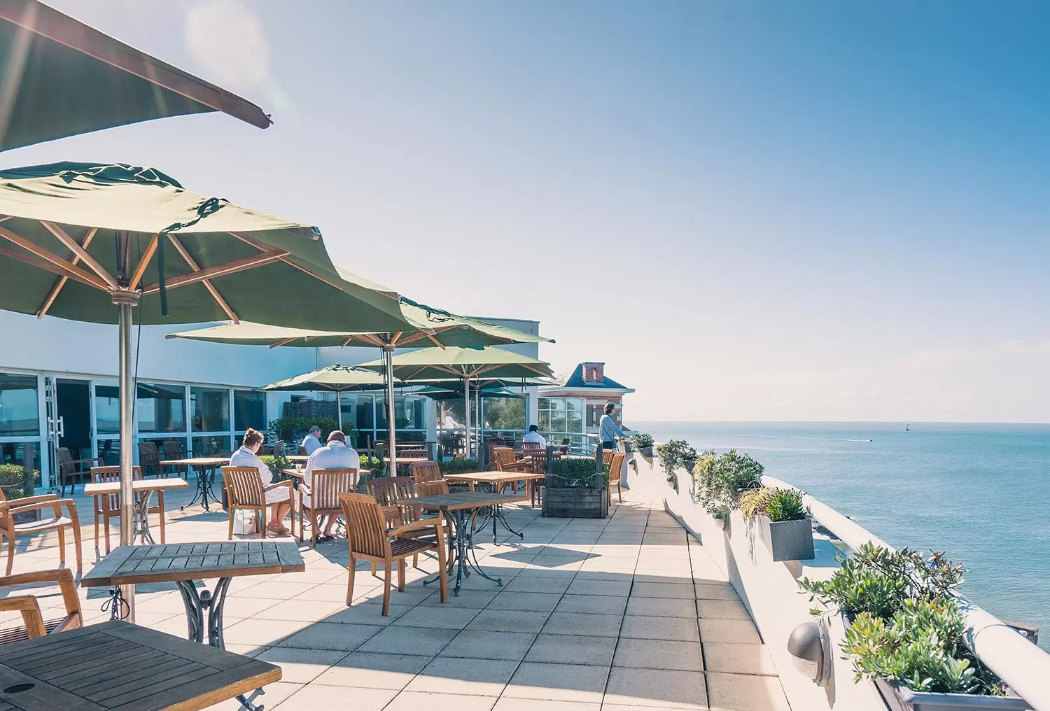 Patio in Alliance Pornic Hôtel Thalasso & Spa