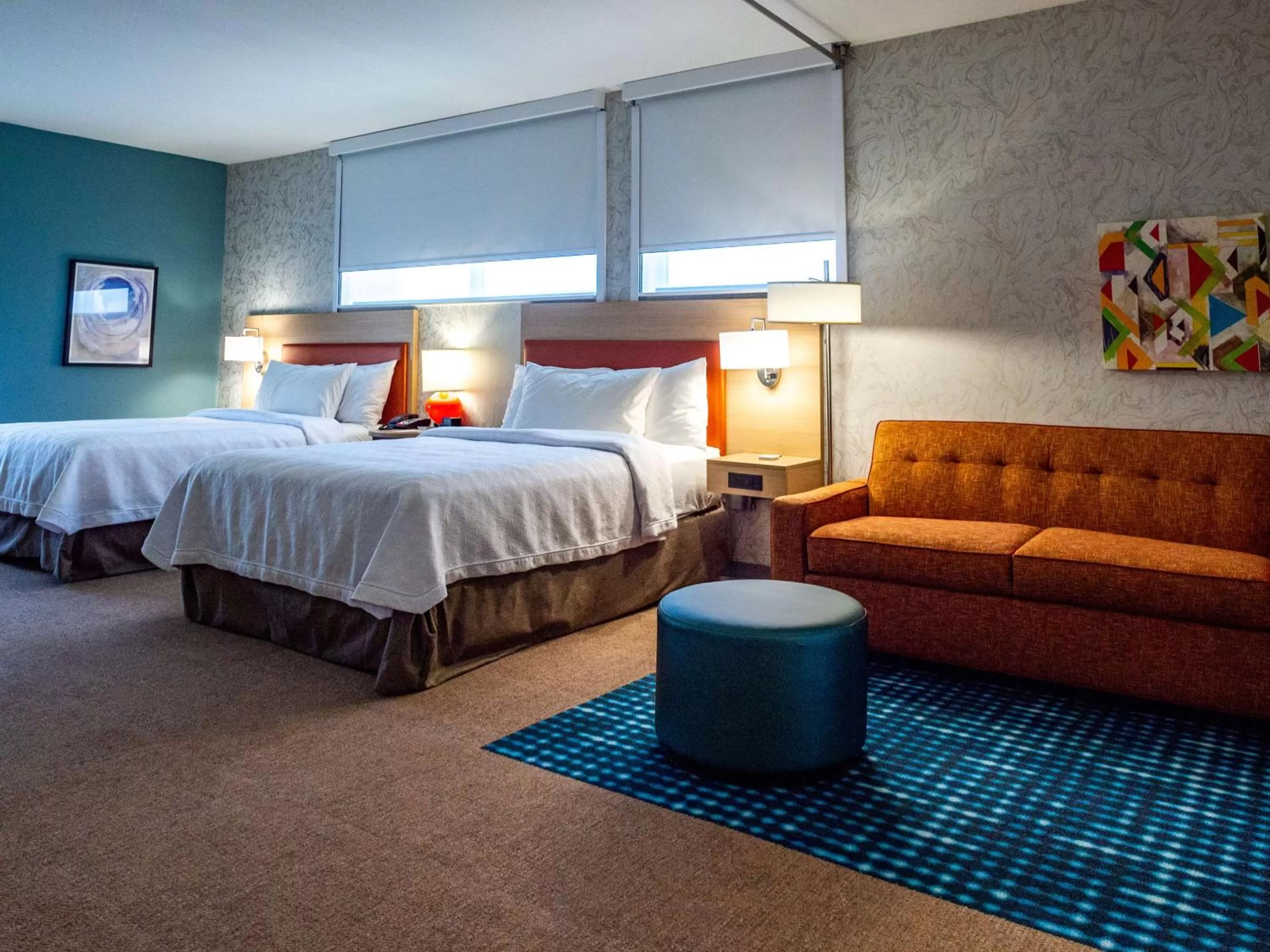 Queen Suite with Two Queen Beds - Mobility/Hearing Accessible - Non-Smoking in Home2 Suites By Hilton Oklahoma City Nw Expressway