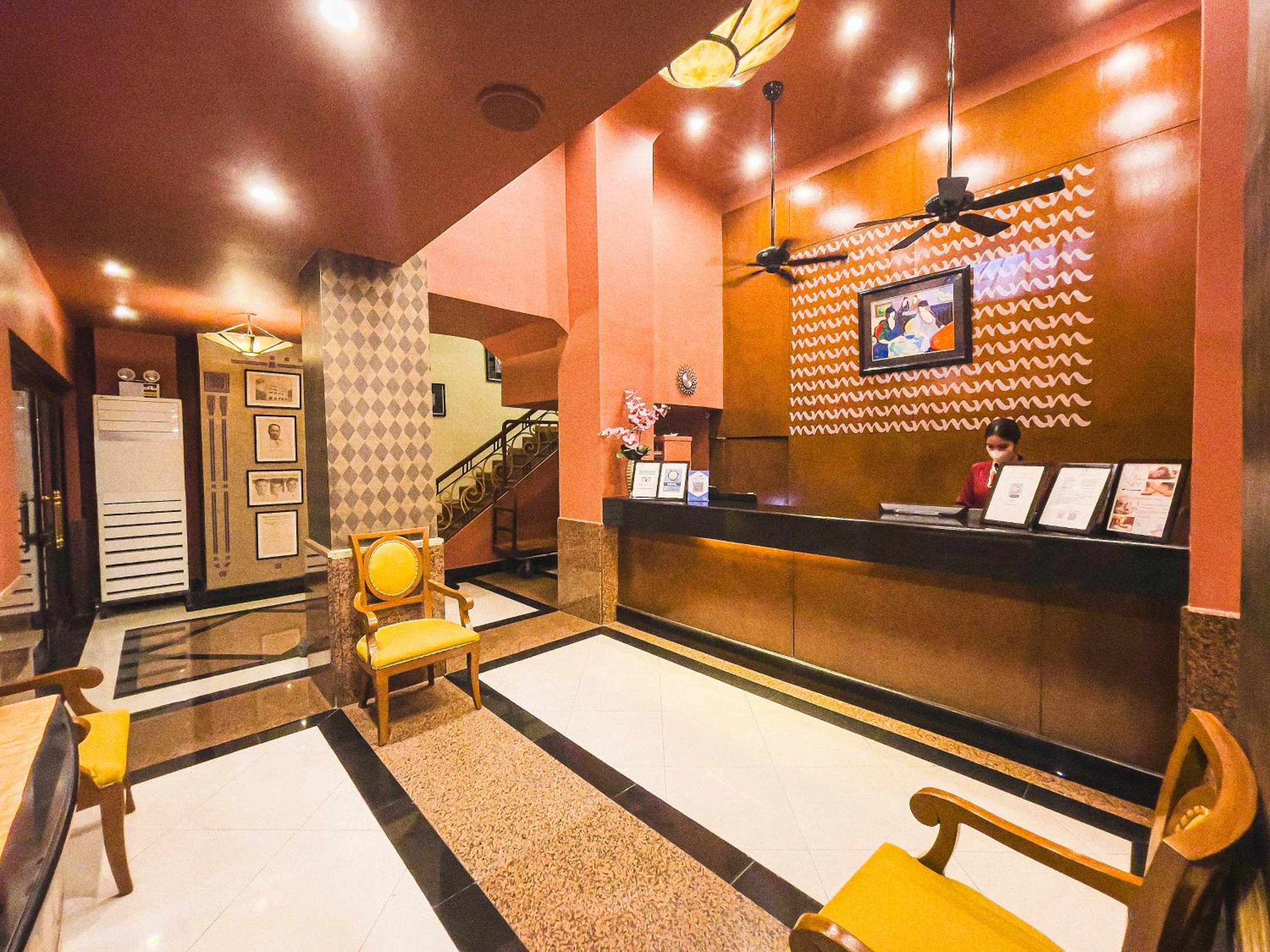 Lobby or reception in Miramar Hotel