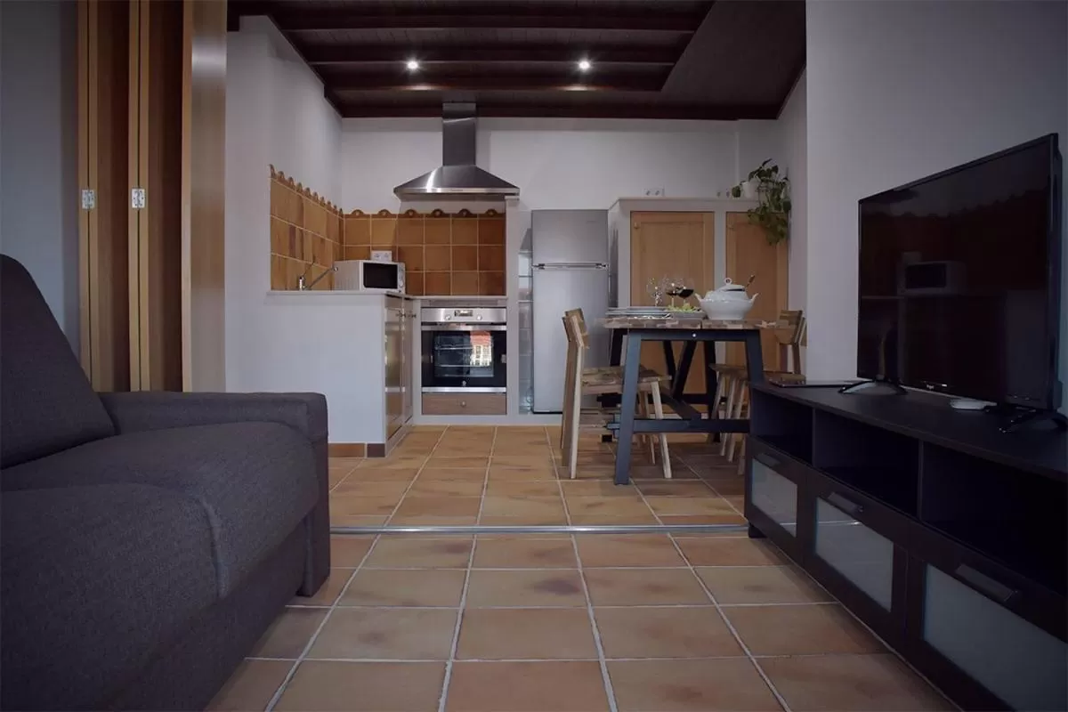 Kitchen or kitchenette in Pincheiro Apartamentos Turísticos