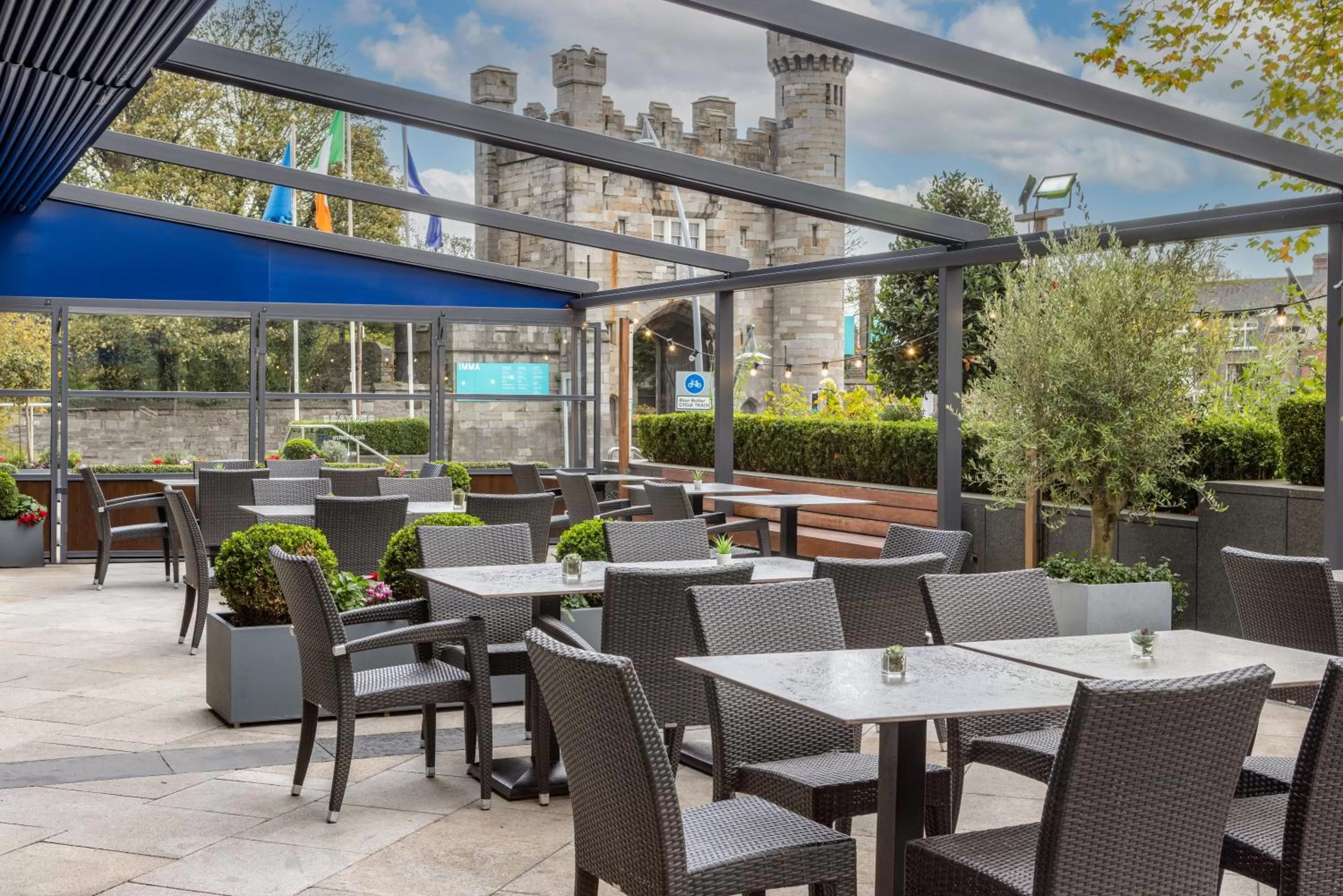 Patio in Hilton Dublin Kilmainham