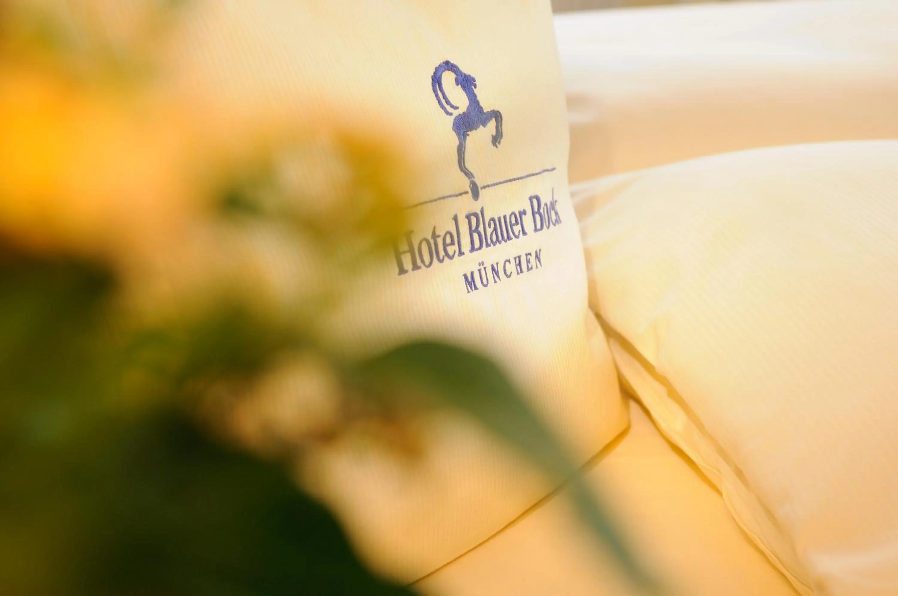 Bed in Hotel Blauer Bock