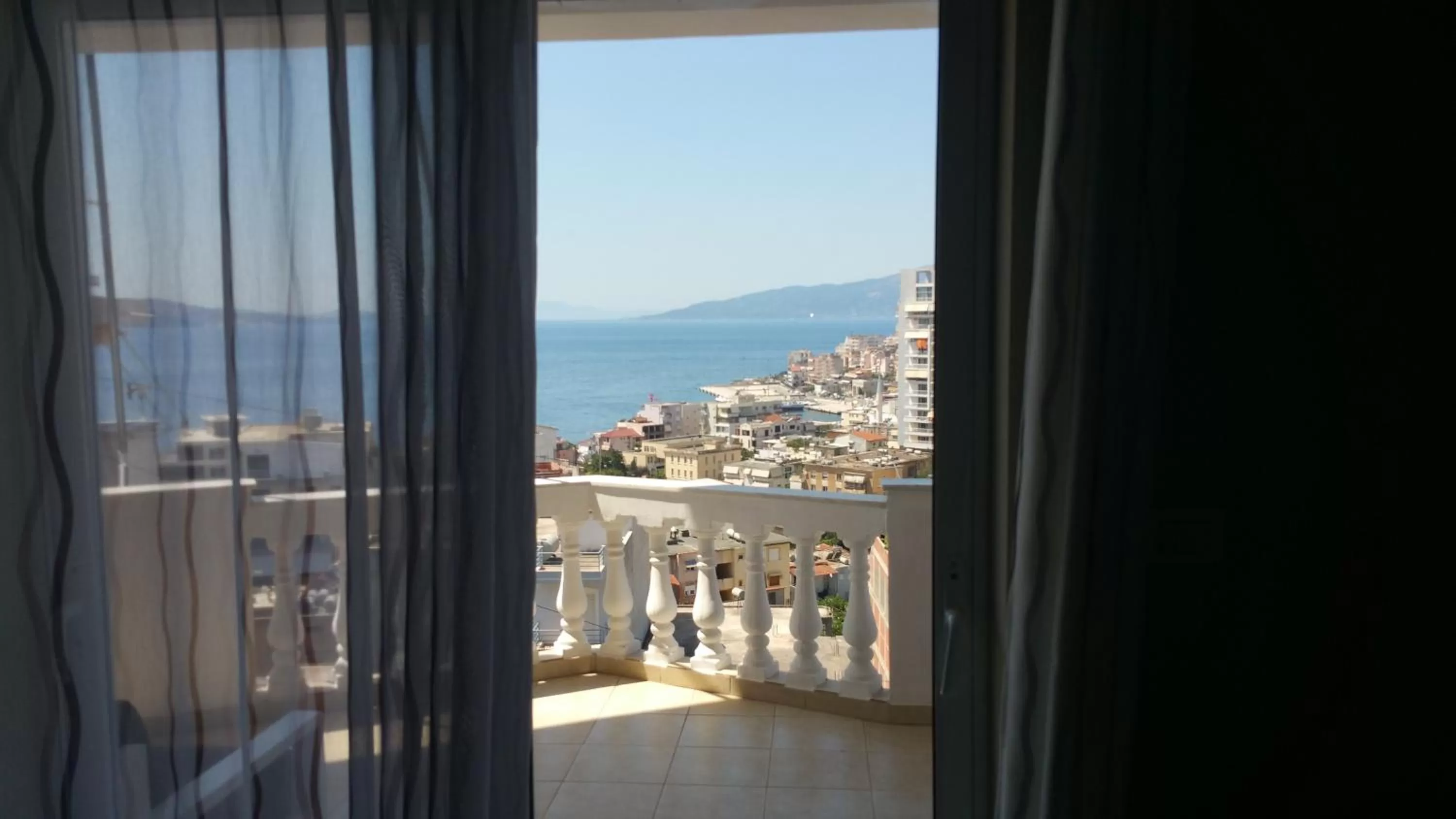 City view in Ideal ApartHotel Saranda