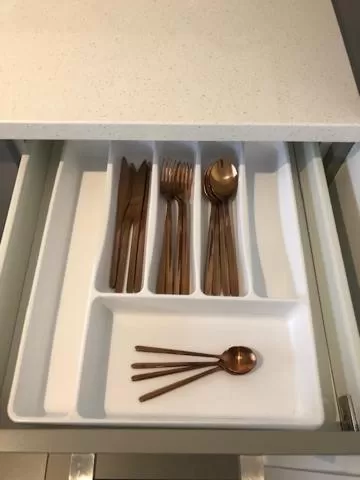 Kitchen or kitchenette in Coachman Motel