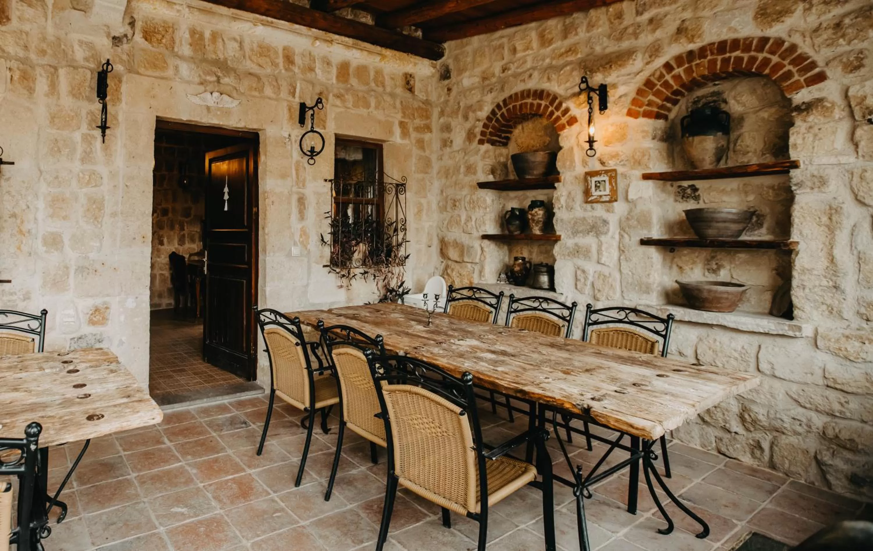 Restaurant/places to eat in Melekler Evi Cave Hotel