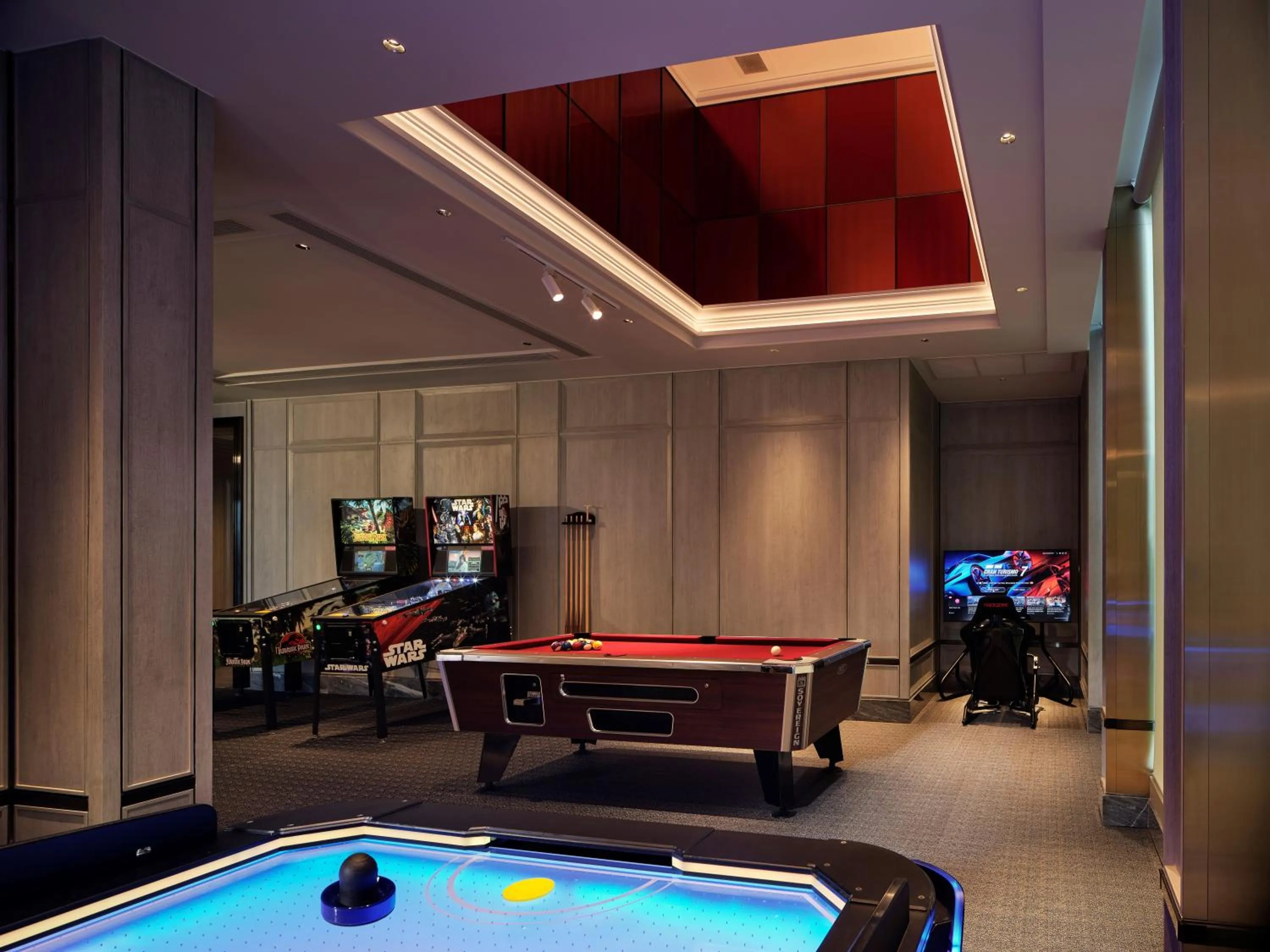 Game Room in Grande Centre Point Surawong Bangkok