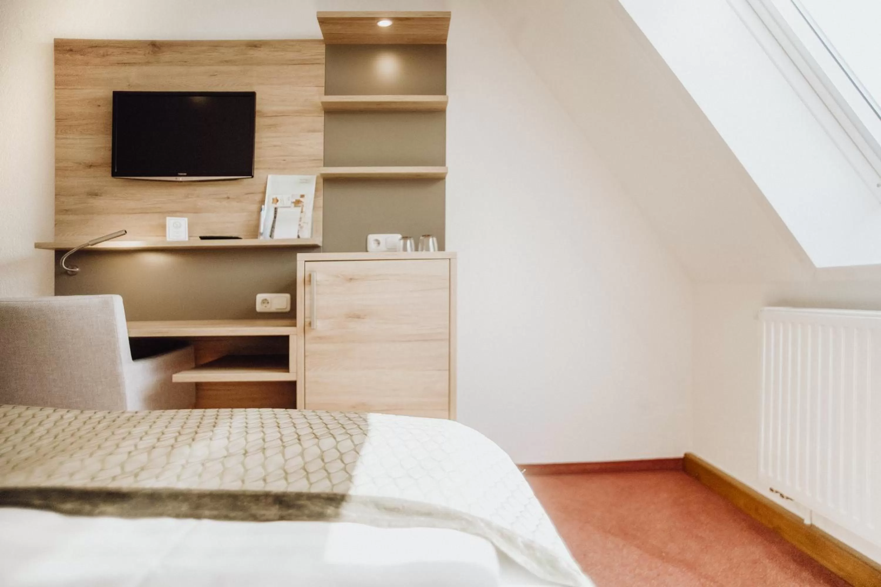 Decorative detail, Bed in Hotel Frauensteiner Hof